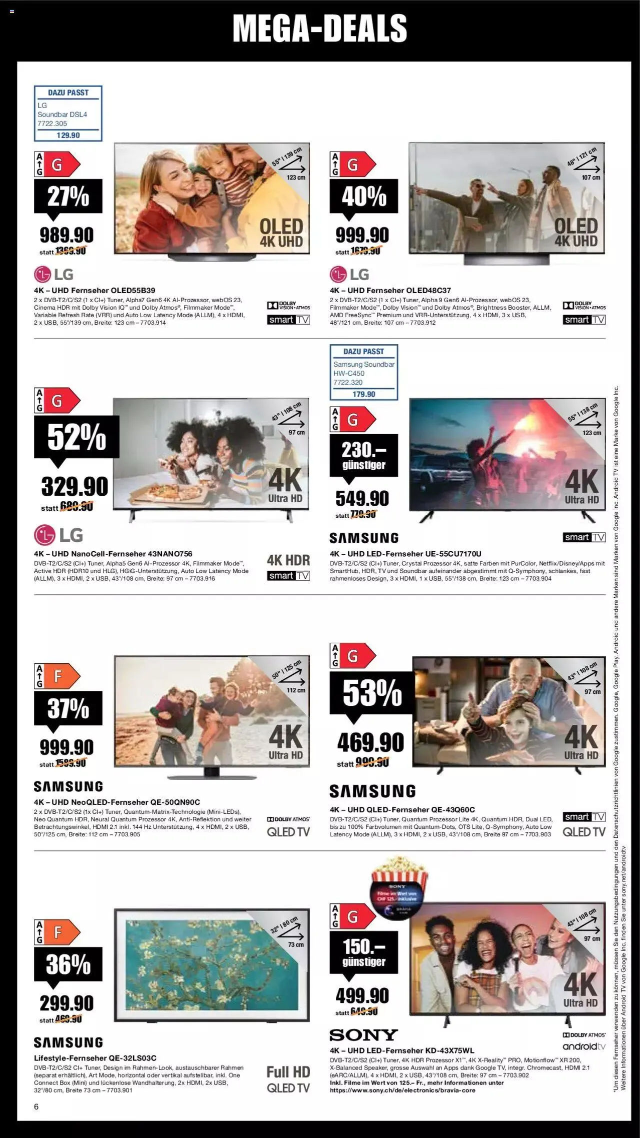 Melectronics Black Friday von 20. November bis 27. November 2023 - Prospekt seite 6