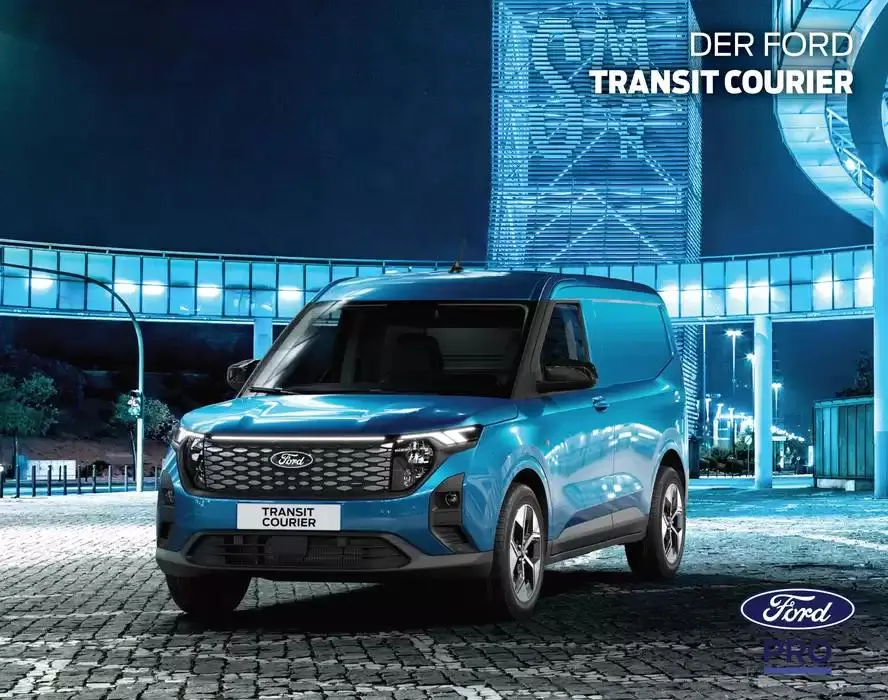 FORD TRANSIT COURIER Technische Daten Preisliste von 12. November bis 12. November 2025 - Prospekt seite  1