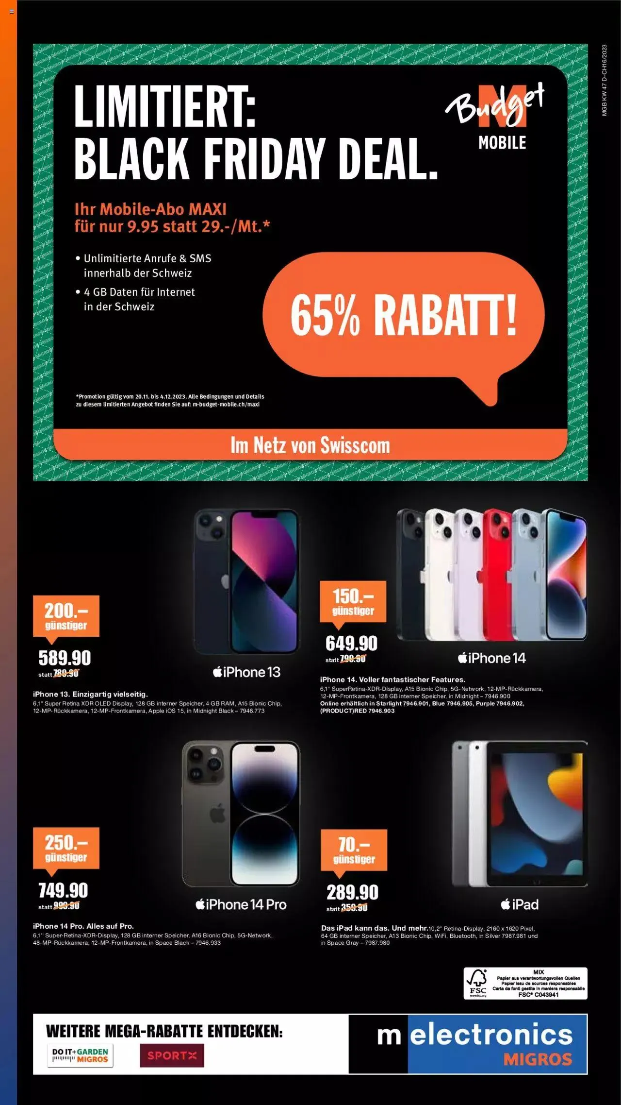 Melectronics Black Friday von 20. November bis 27. November 2023 - Prospekt seite 18