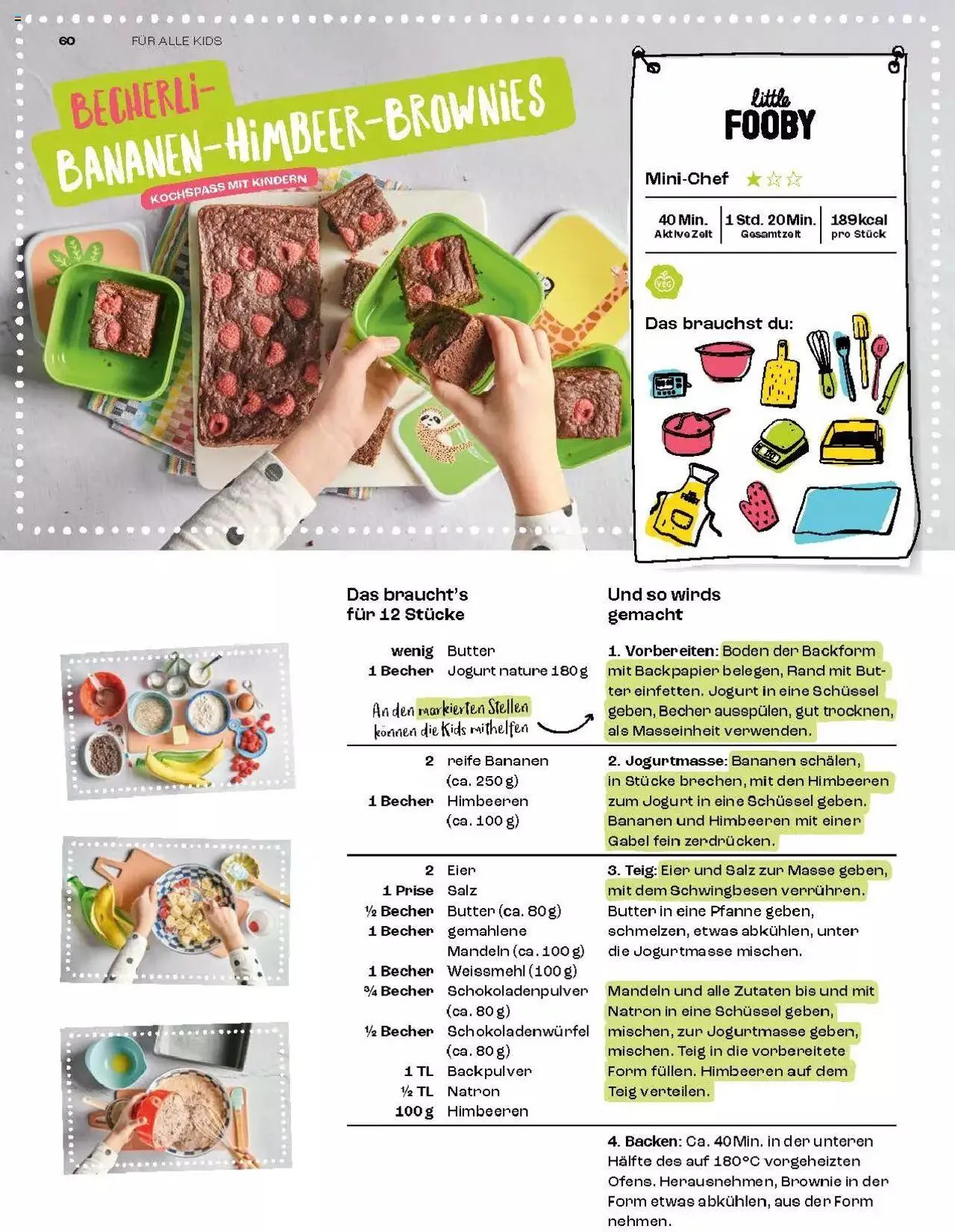 Coop Magazin Familien von 18. Juni bis 31. Dezember 2024 - Prospekt seite  60