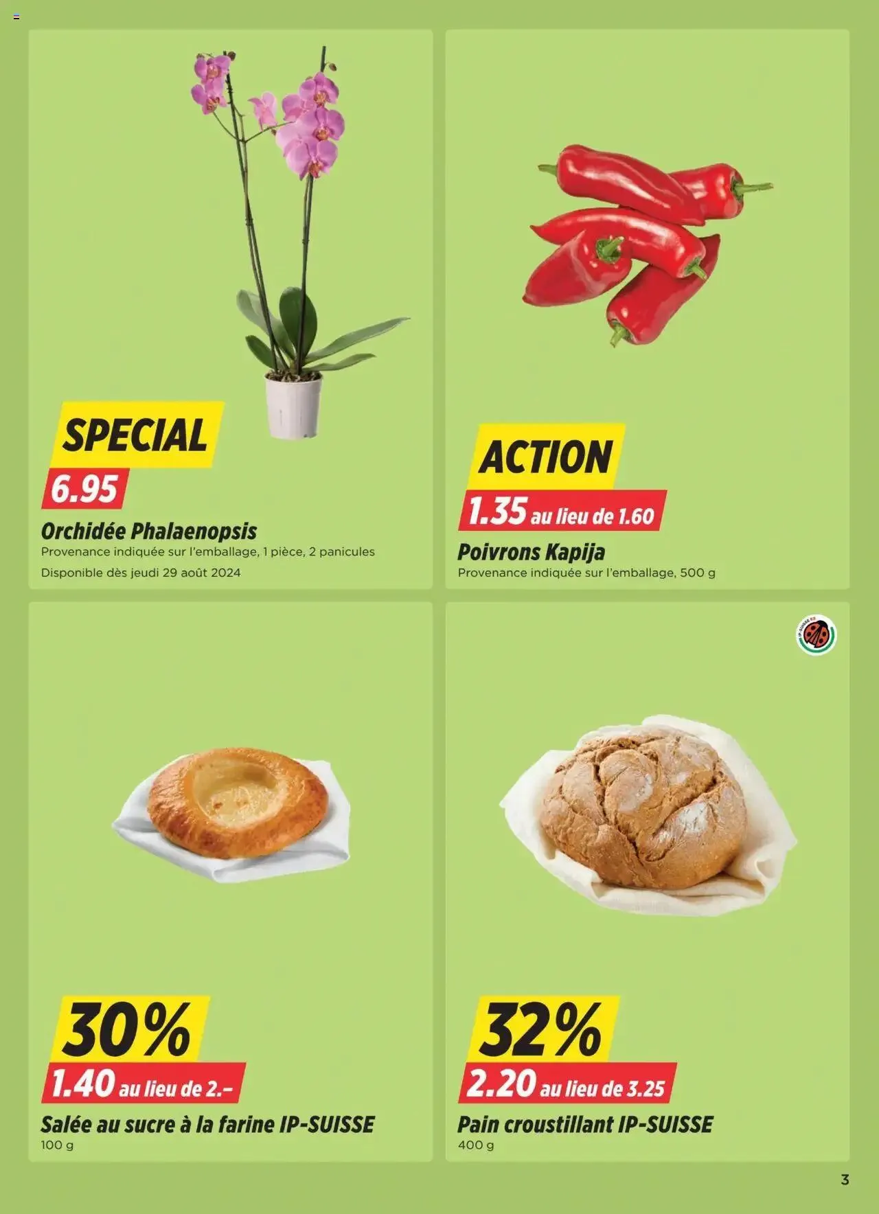 Denner Aktionen FR von 27. August bis 2. September 2024 - Prospekt seite  3