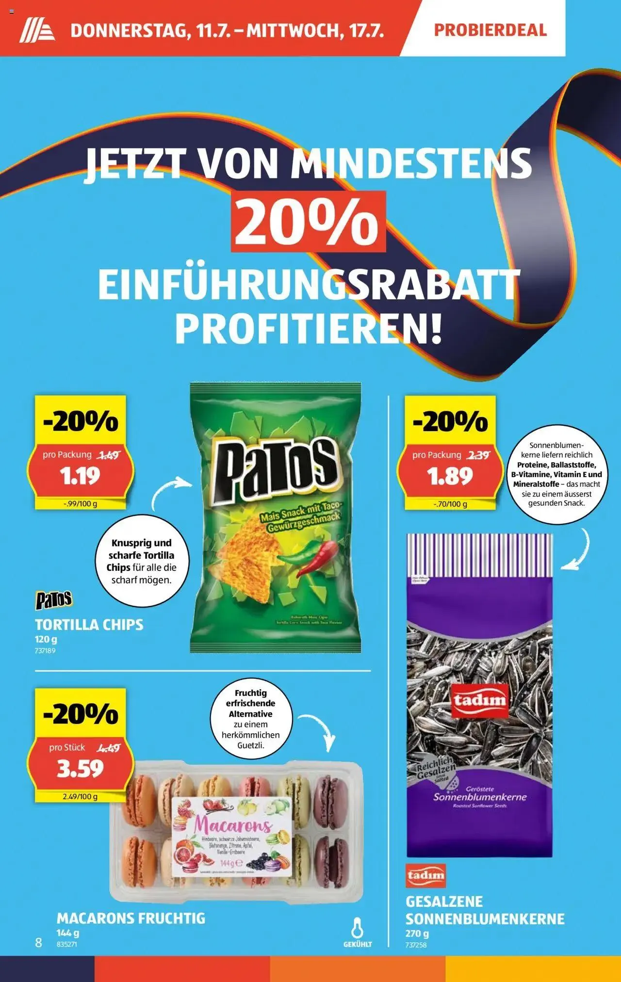 Aldi Aktionen von 11. Juli bis 17. Juli 2024 - Prospekt seite  8