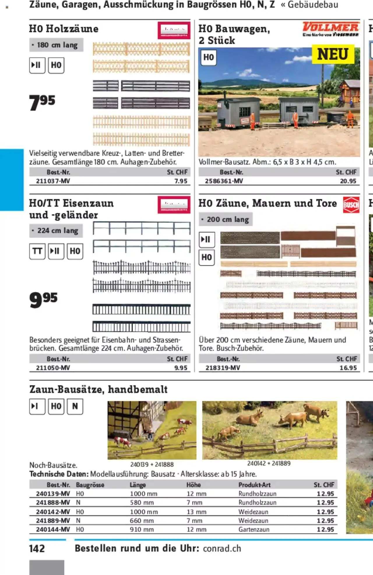 Conrad - Modellbahn Katalog 2022/23 von 5. September bis 31. Dezember 2023 - Prospekt seite  287