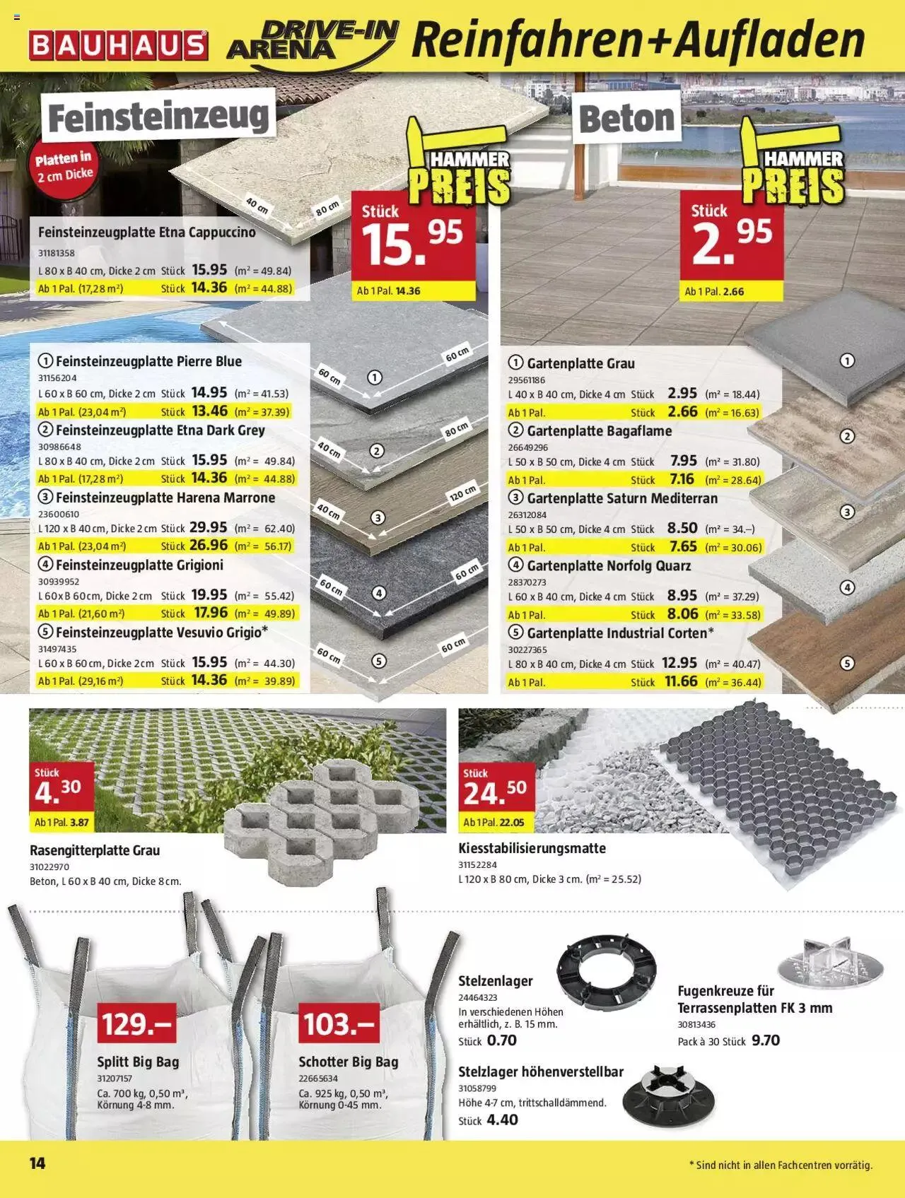 Bauhaus Aktionen von 27. Mai bis 30. Juni 2024 - Prospekt seite 14