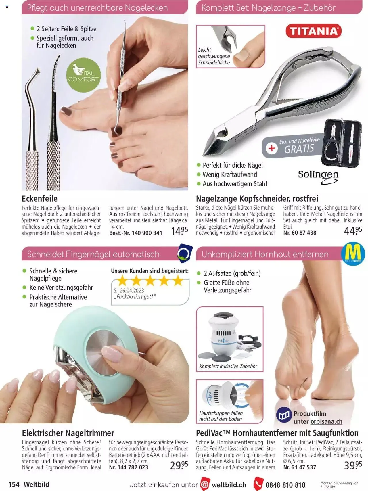 Weltbild Aktionen von 19. April bis 31. Dezember 2024 - Prospekt seite  154