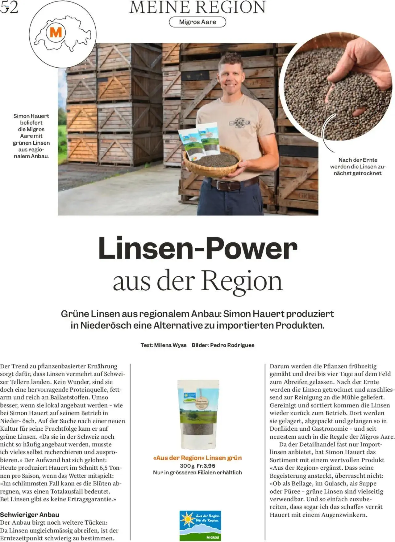 Migros - Magazin von 21. Oktober bis 27. Oktober 2024 - Prospekt seite 52