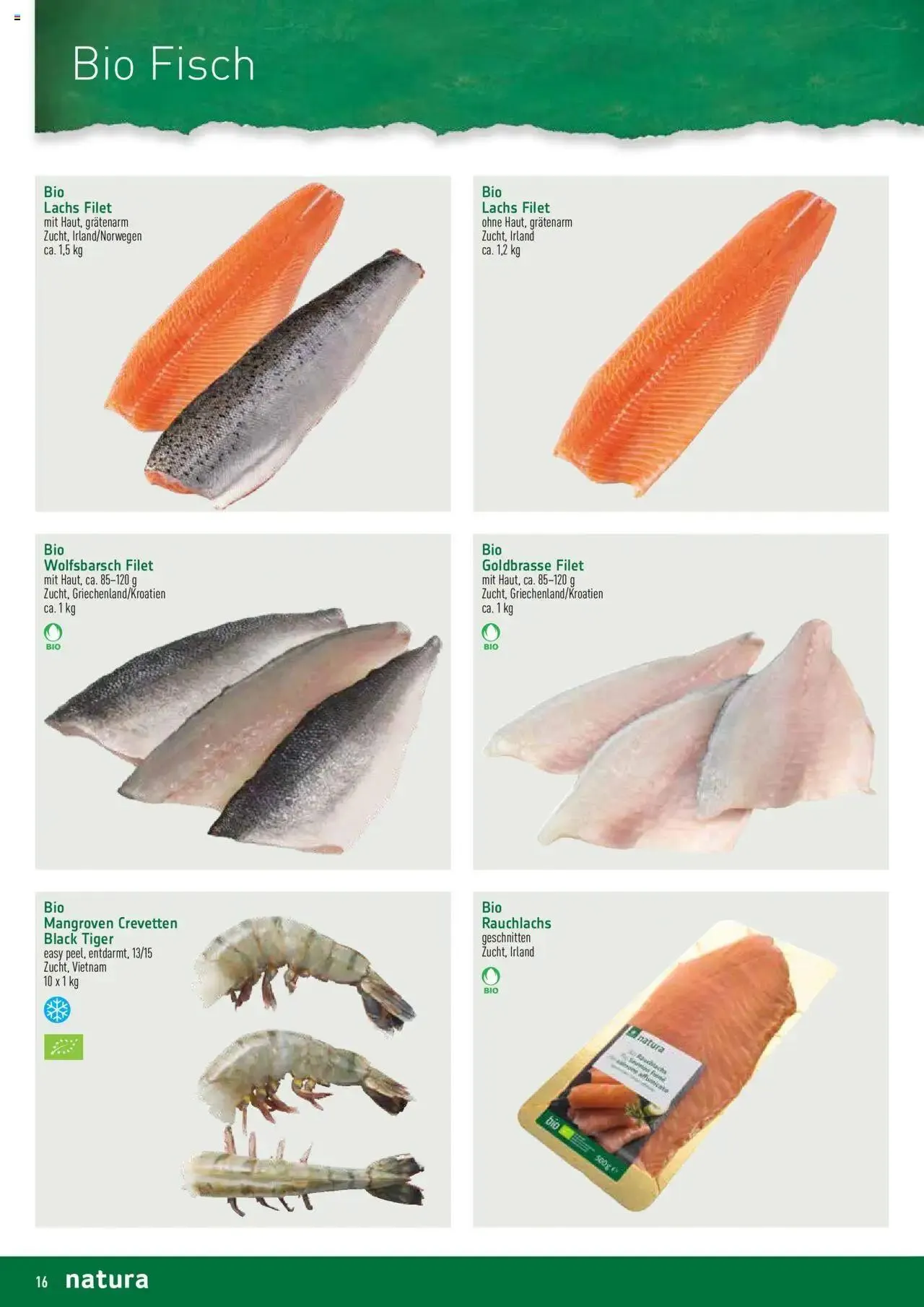 Prodega Aktionen Natura Bio Sortiment von 1. Juli bis 31. Dezember 2024 - Prospekt seite  16