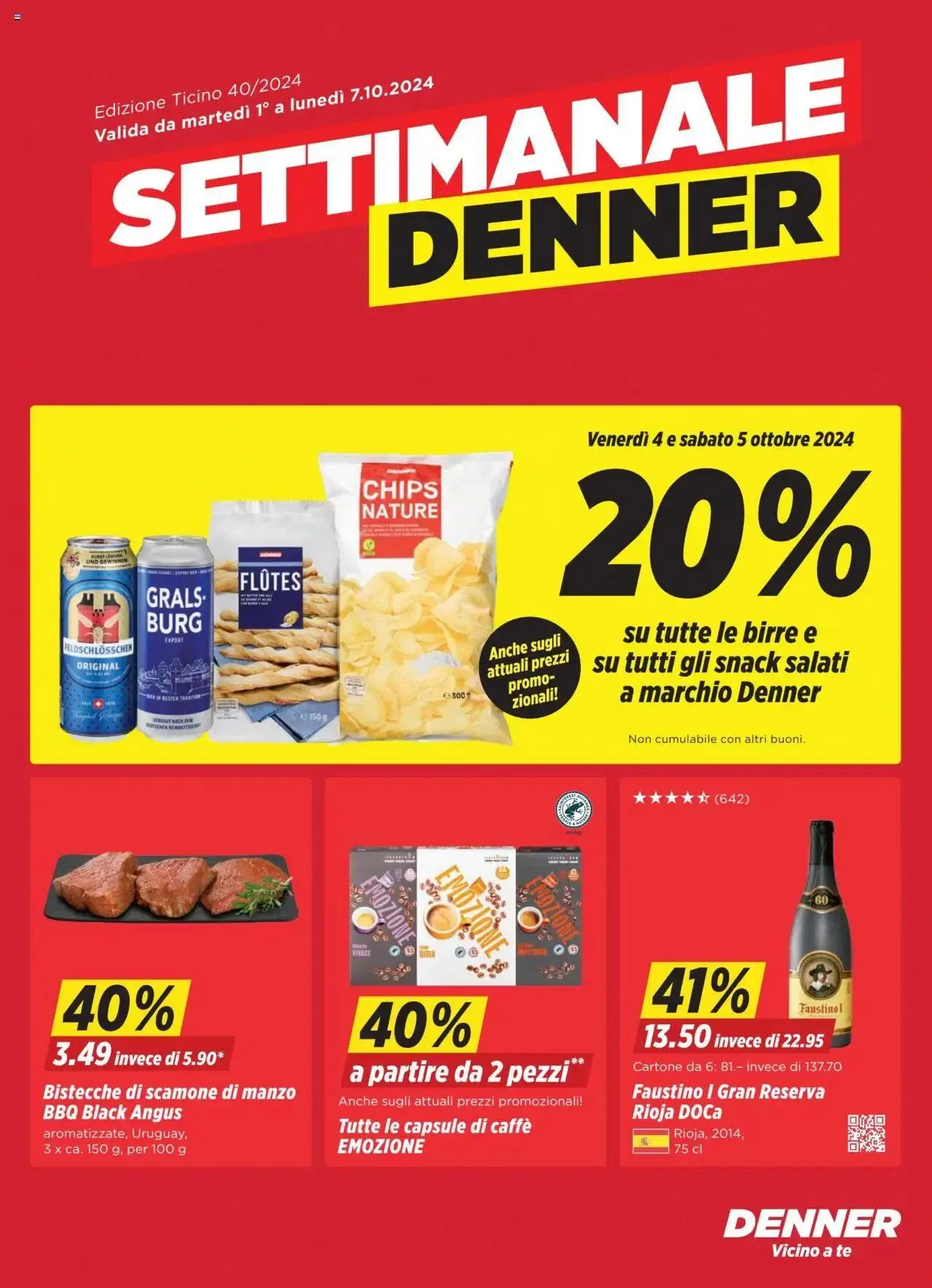 Denner AktionenIT von 1. Oktober bis 7. Oktober 2024 - Prospekt seite  1