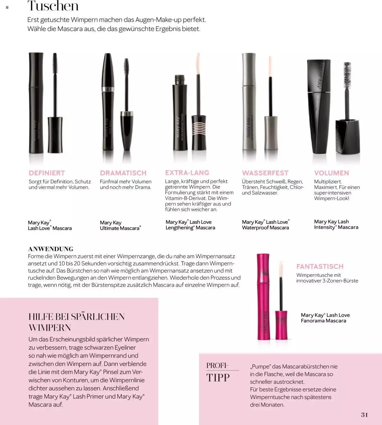 Mary Kay - Make-up Trainer von 16. September bis 31. Dezember 2023 - Prospekt seite  31