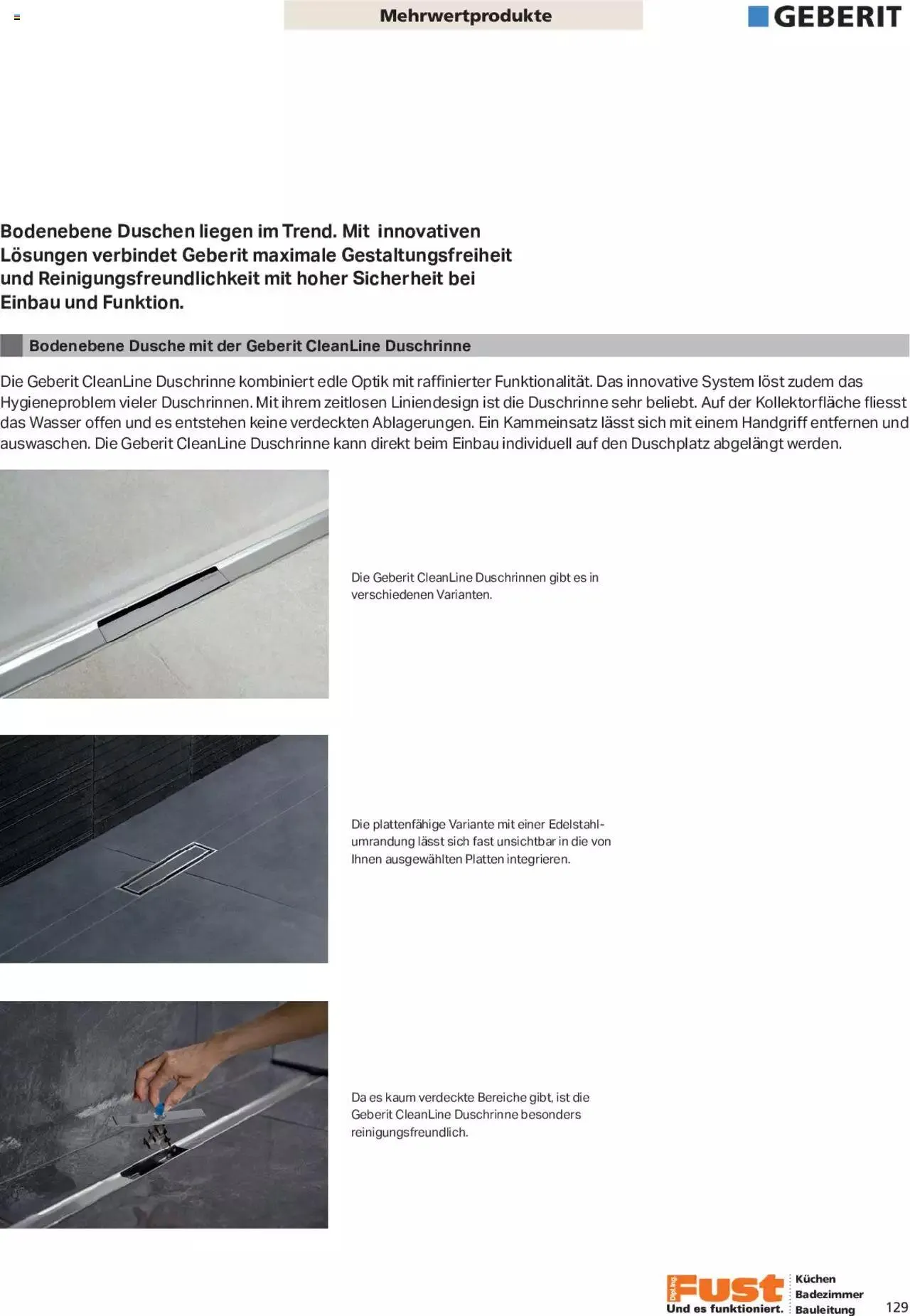 Fust Aktionen Badezimmermagazin von 17. April bis 31. Dezember 2024 - Prospekt seite  129