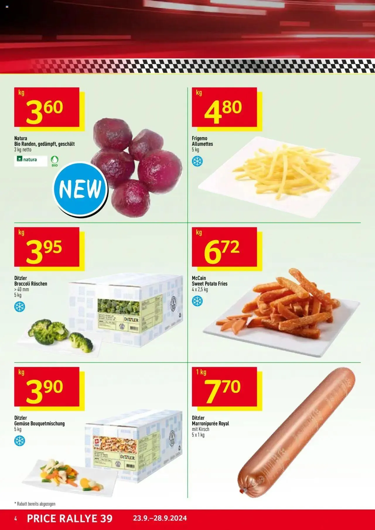 Prodega Aktionen von 23. September bis 28. September 2024 - Prospekt seite  4