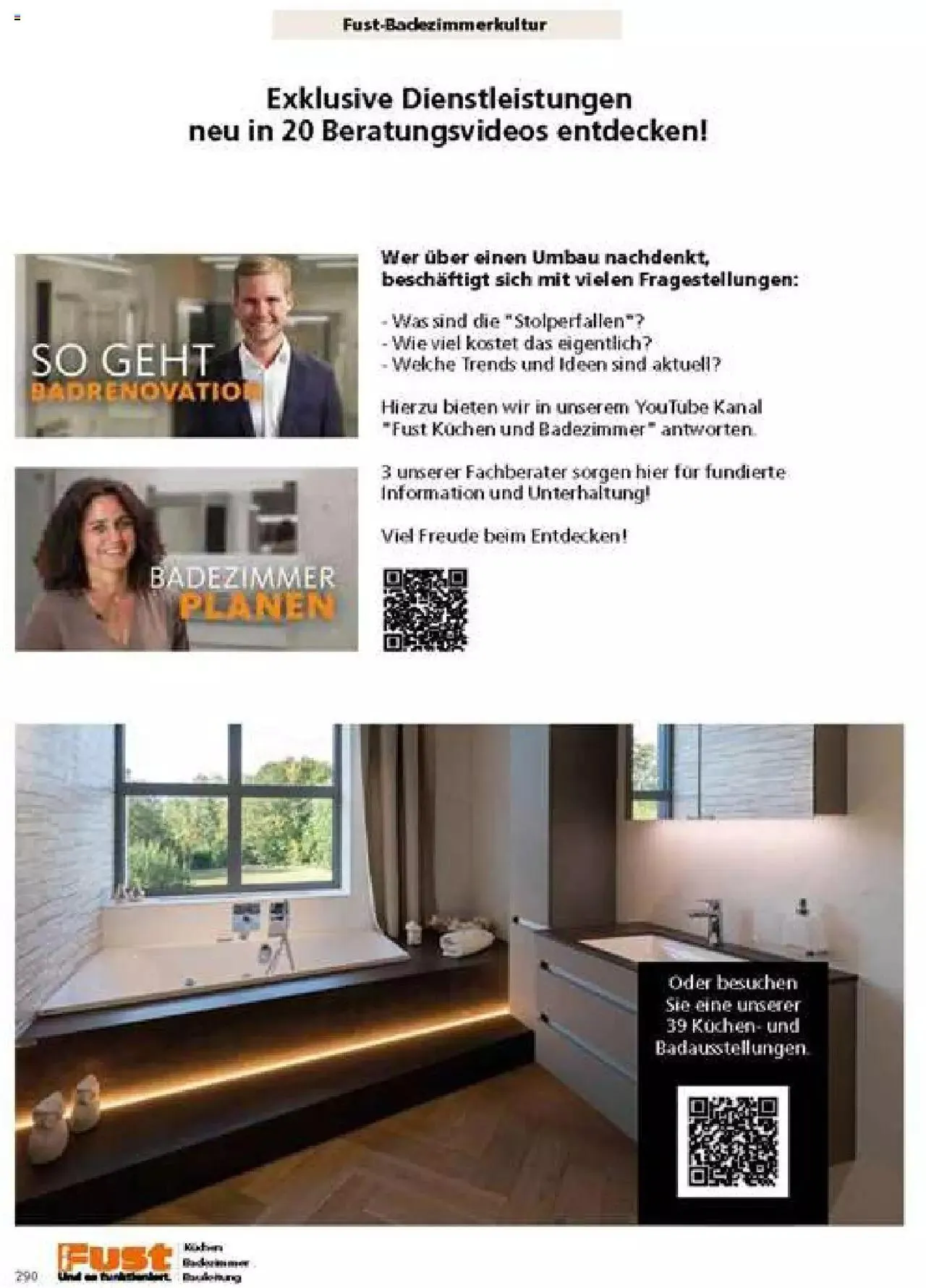 Fust Badezimmermagazin von 17. April bis 31. Dezember 2023 - Prospekt seite  290