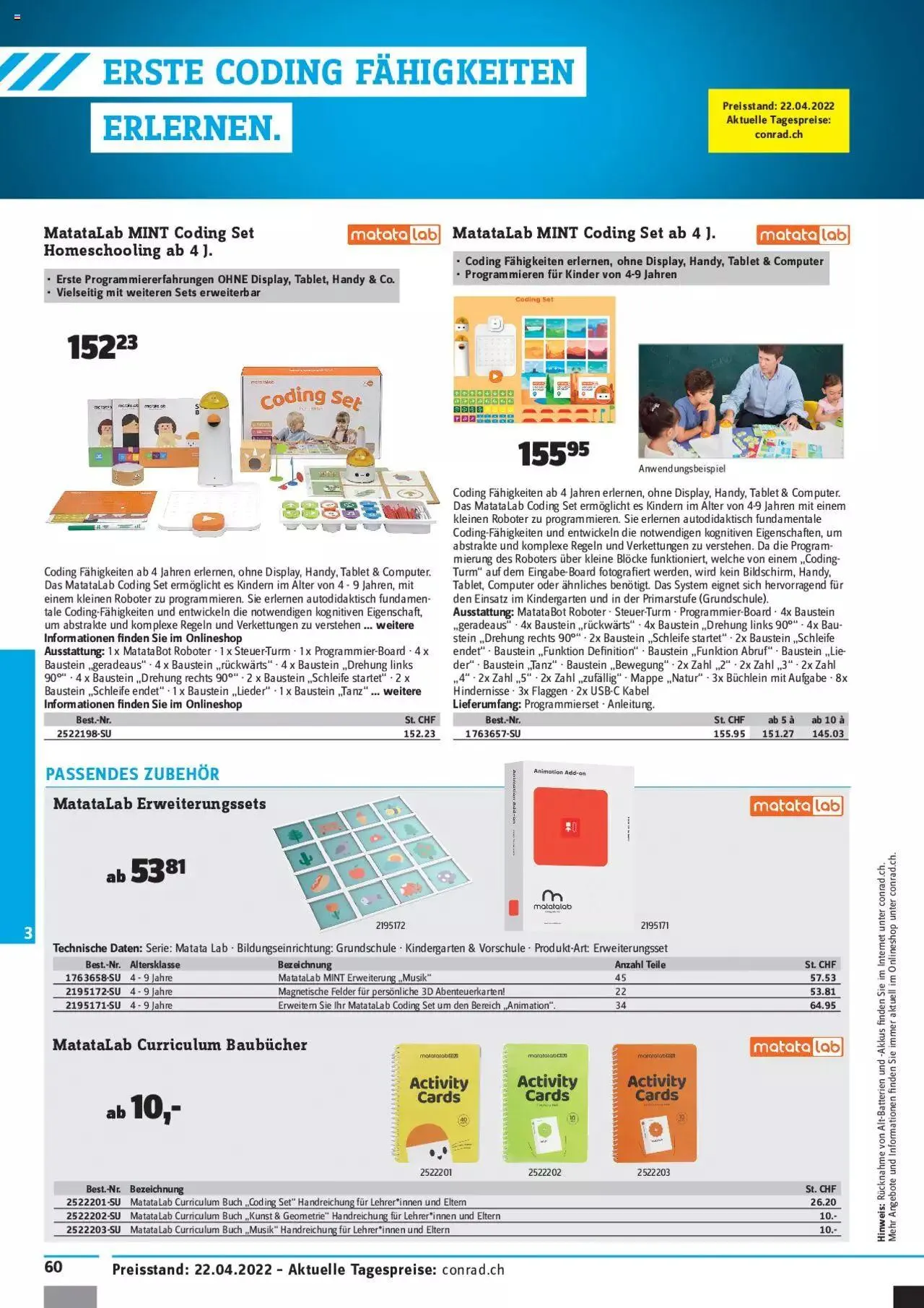 Conrad - Education 2022/23 von 5. Mai bis 31. Dezember 2023 - Prospekt seite  62