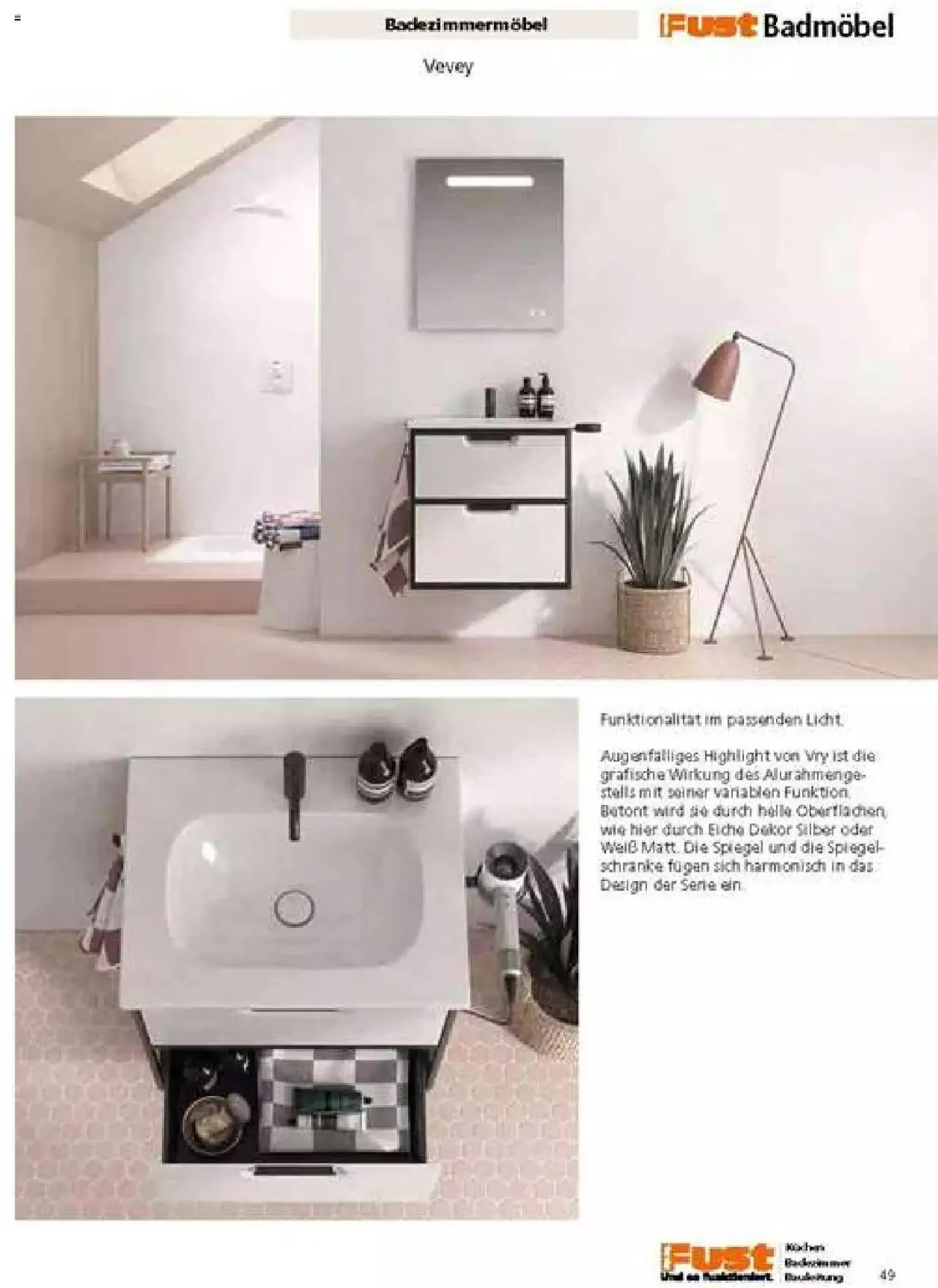 Fust Badezimmermagazin von 17. April bis 31. Dezember 2023 - Prospekt seite  49