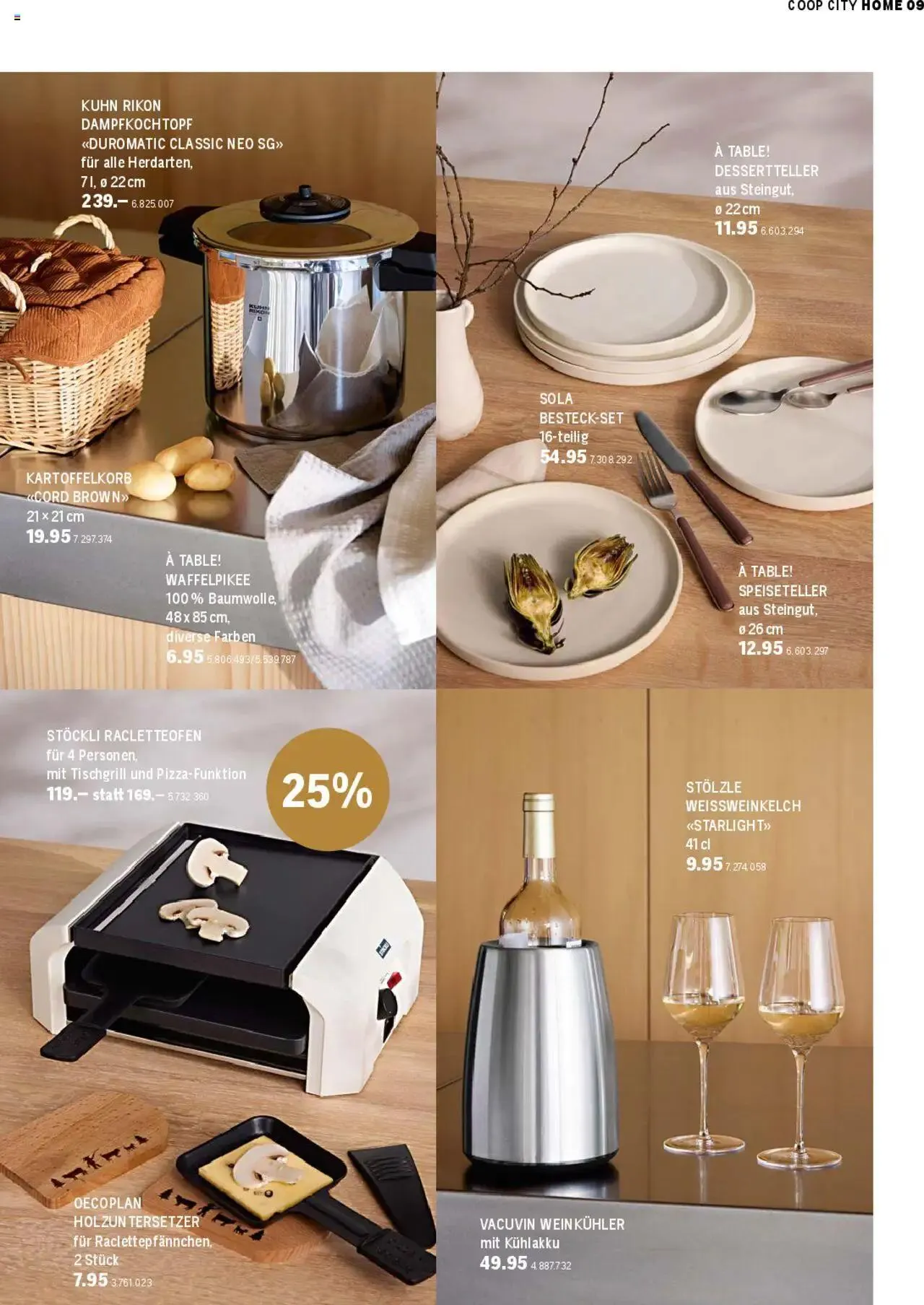 Coop City Magazin von 24. September bis 31. Dezember 2024 - Prospekt seite  9