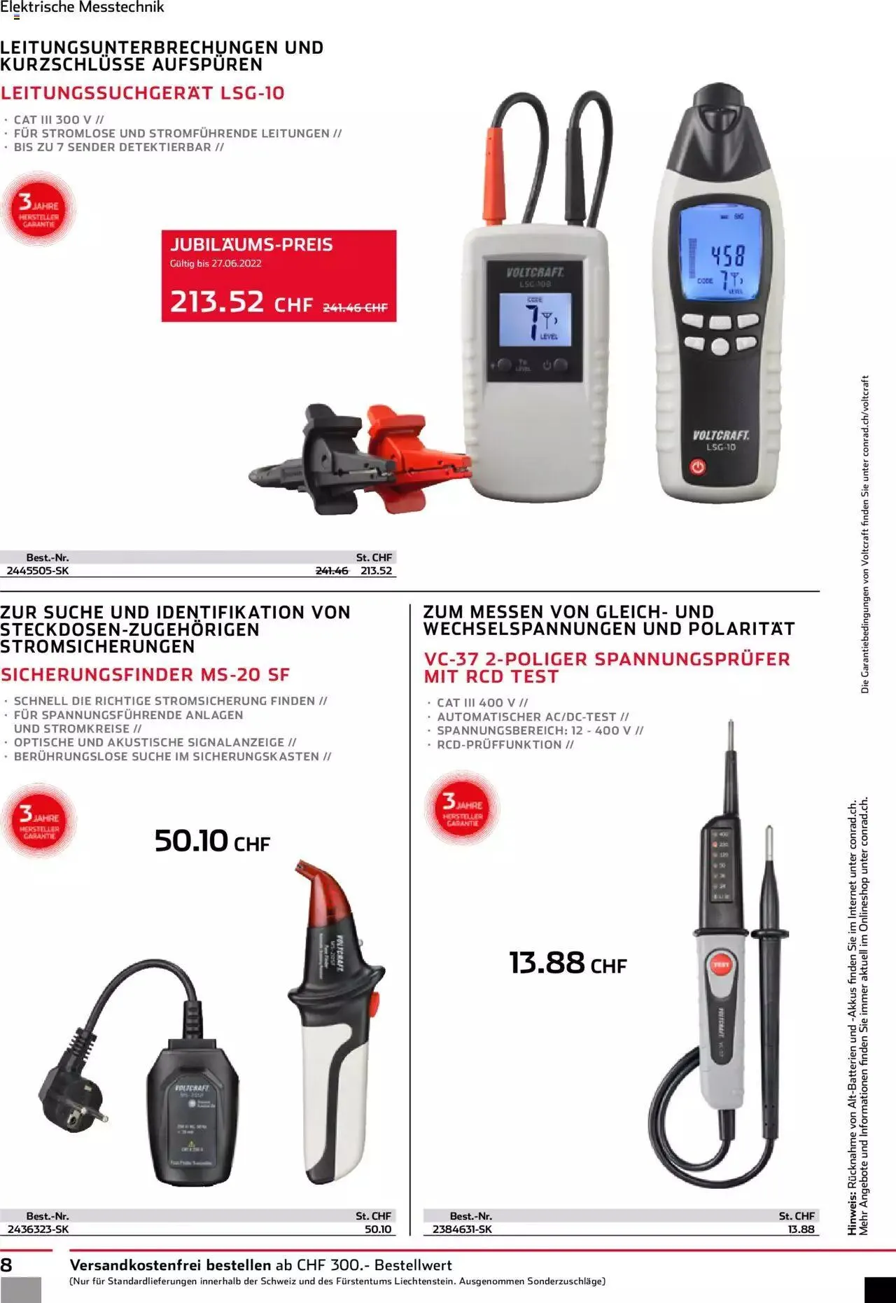 Conrad - 40 Jahre Voltcraft von 30. November bis 31. Dezember 2023 - Prospekt seite 10