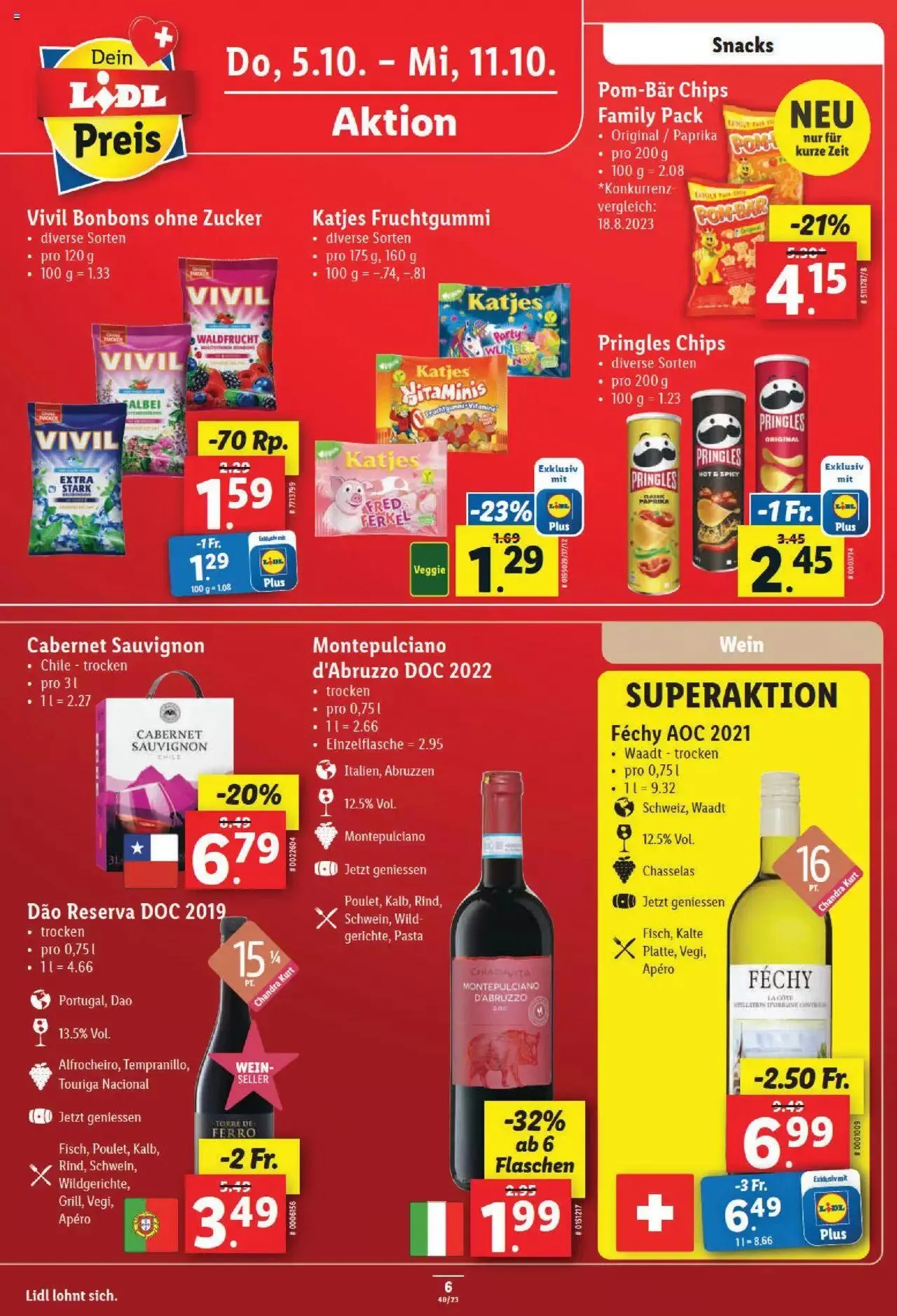 Lidl Aktionen von 5. Oktober bis 11. Oktober 2023 - Prospekt seite 6