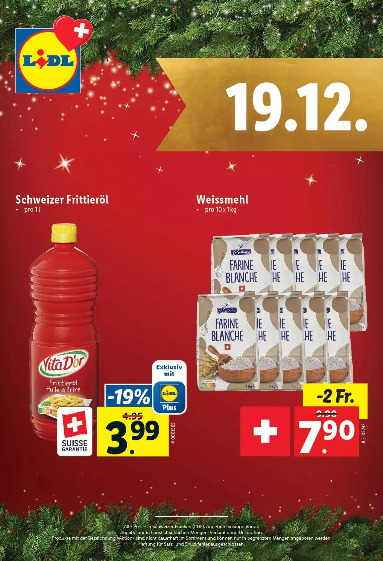 Lidl Aktionen Magische Weihnachtszeit von 1. Dezember bis 24. Dezember 2023 - Prospekt seite 19