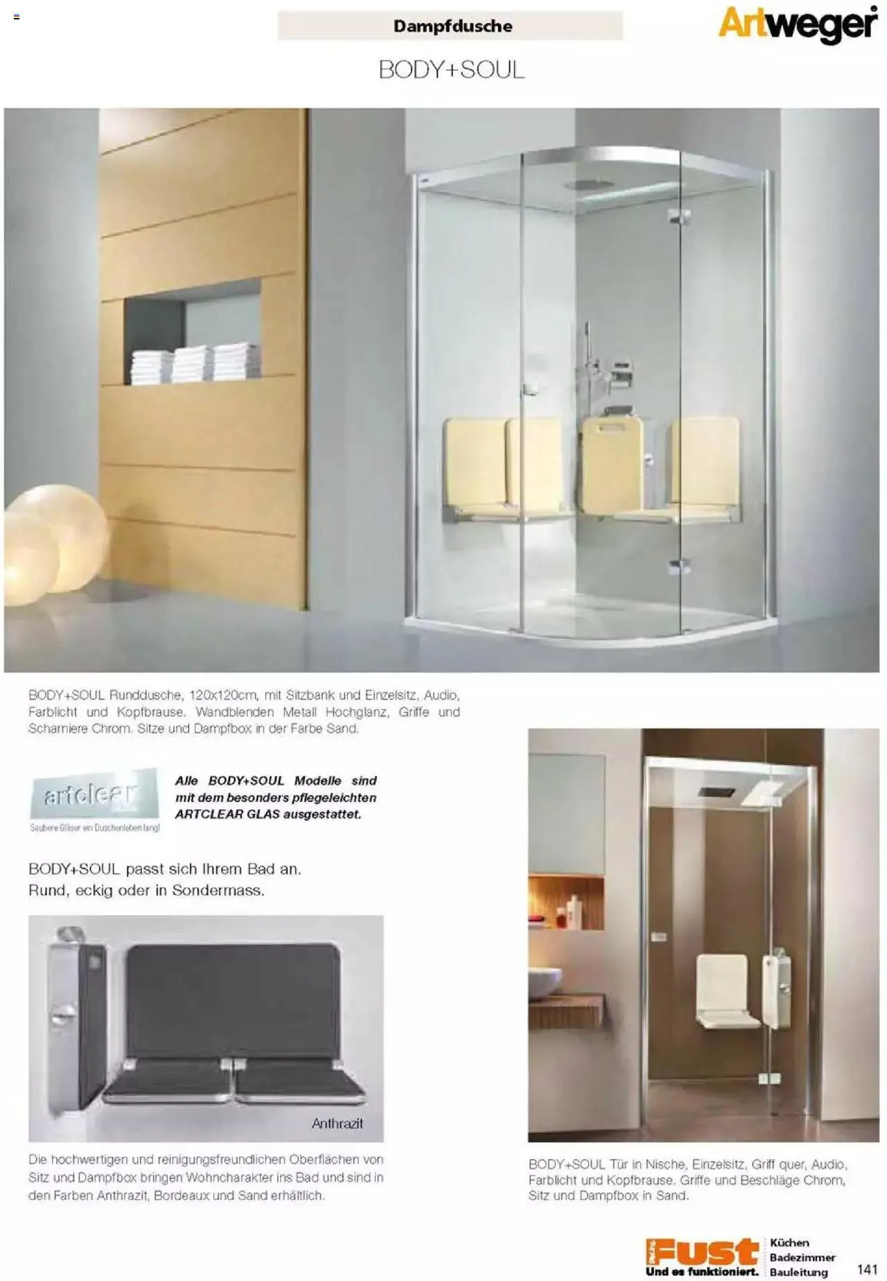 Fust Badezimmermagazin von 17. April bis 31. Dezember 2023 - Prospekt seite  141