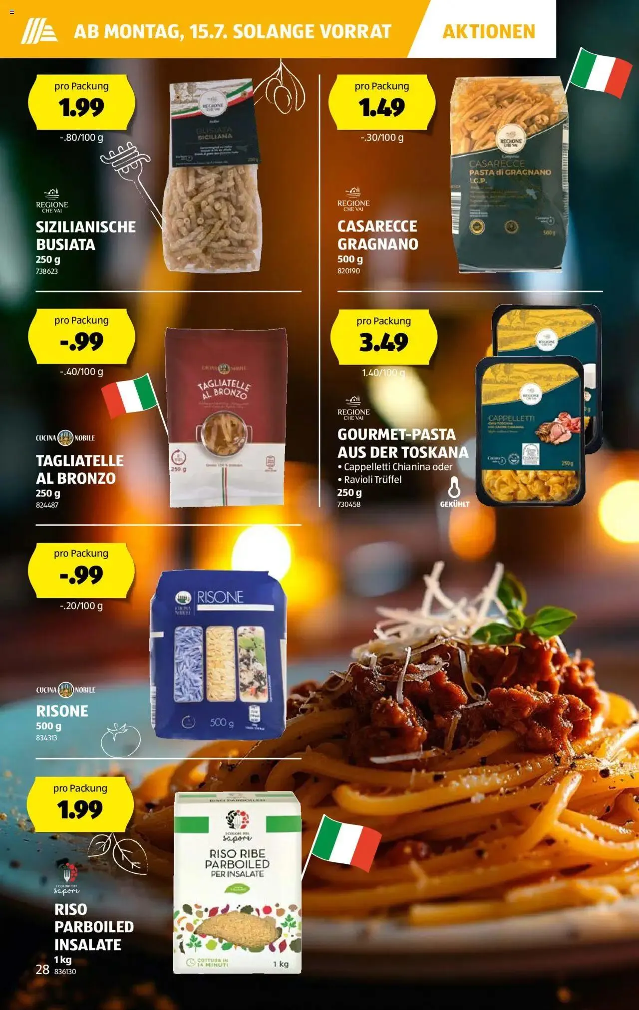 Aldi Aktionen von 11. Juli bis 17. Juli 2024 - Prospekt seite  28