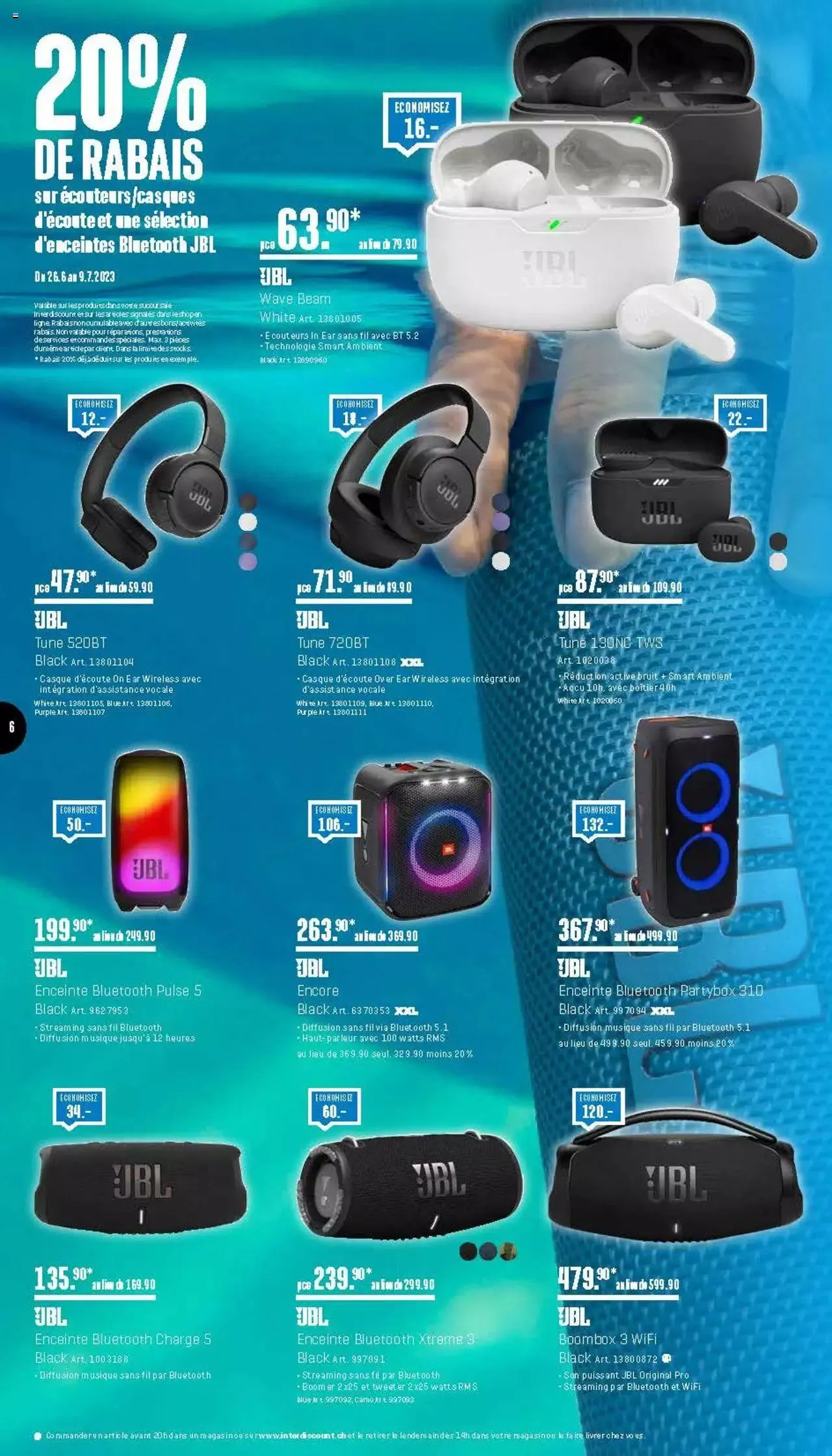 Interdiscount Aktionen FR von 26. Juni bis 31. Dezember 2023 - Prospekt seite  6