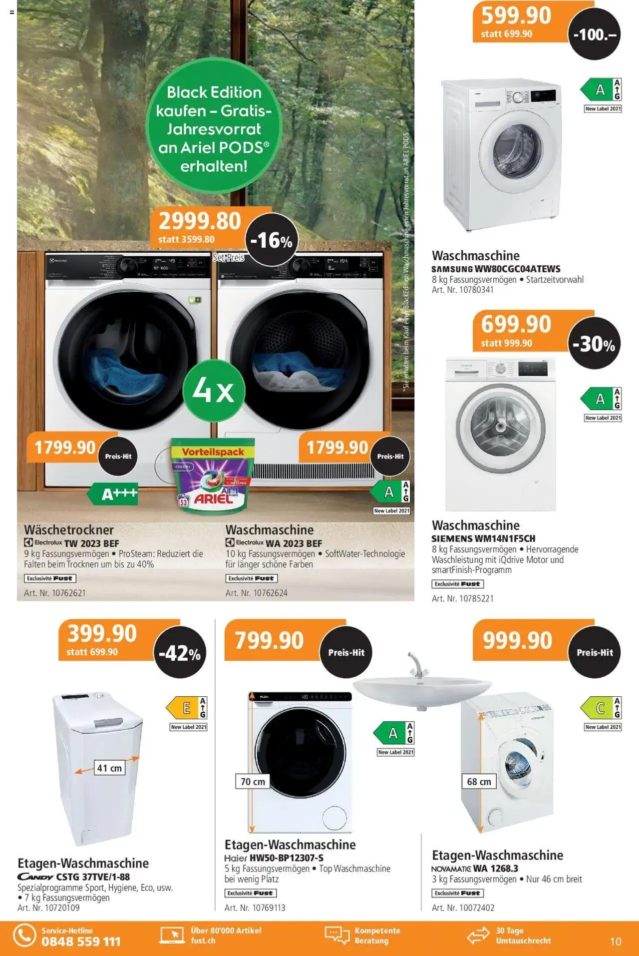 Fust Aktionen von 24. September bis 26. Oktober 2025 - Prospekt seite 10