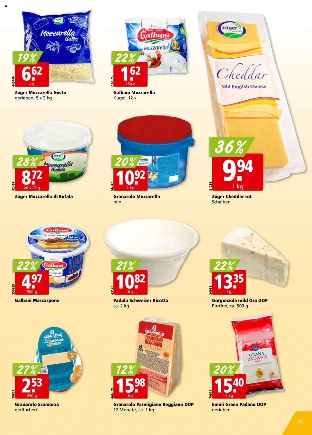 Aligro Aktionen für Businesskunden - Chavannes, Matran, Genf, Sitten von 30. September bis 5. Oktober 2024 - Prospekt seite  17