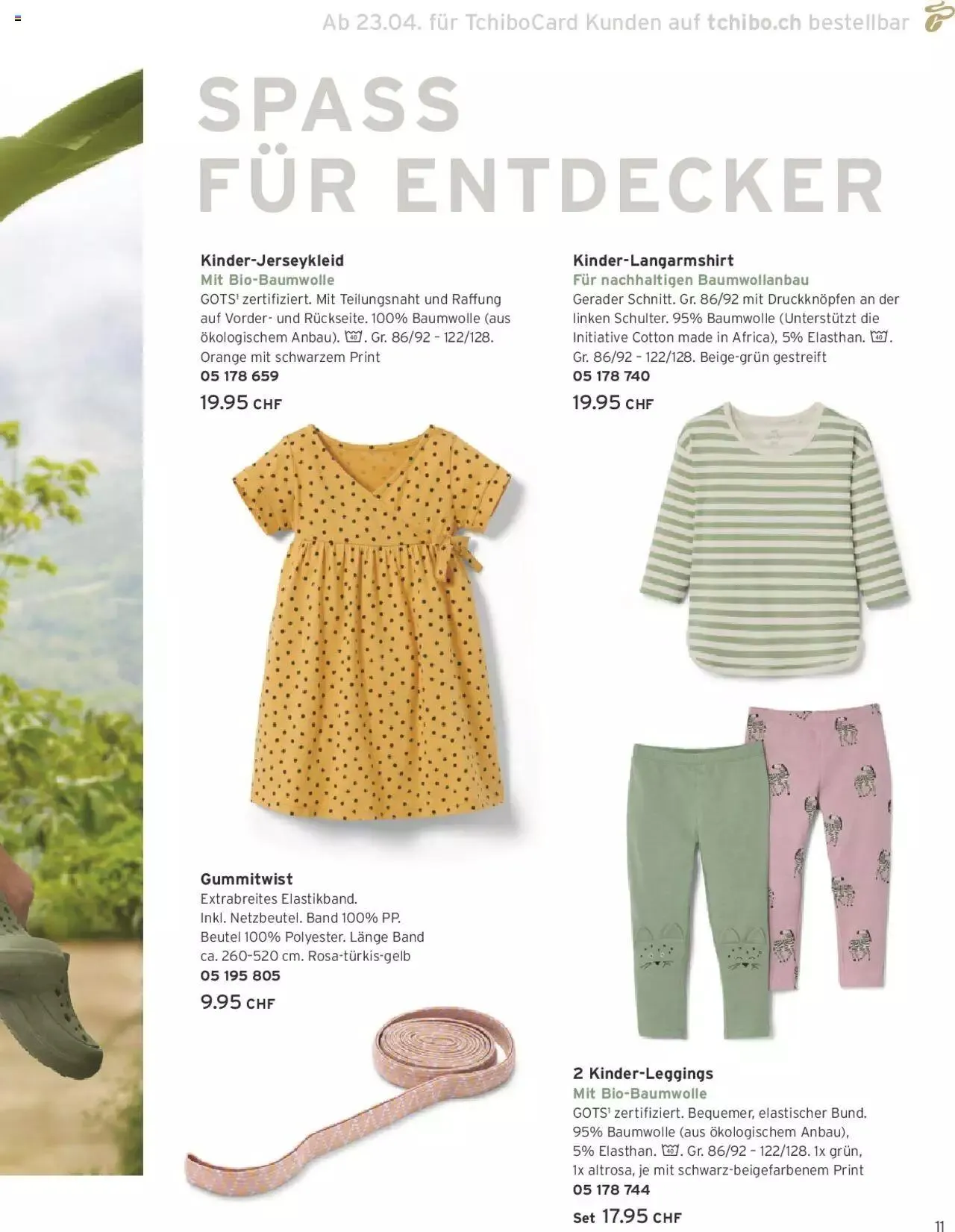 Tchibo Aktionen von 22. April bis 31. Dezember 2024 - Prospekt seite  11