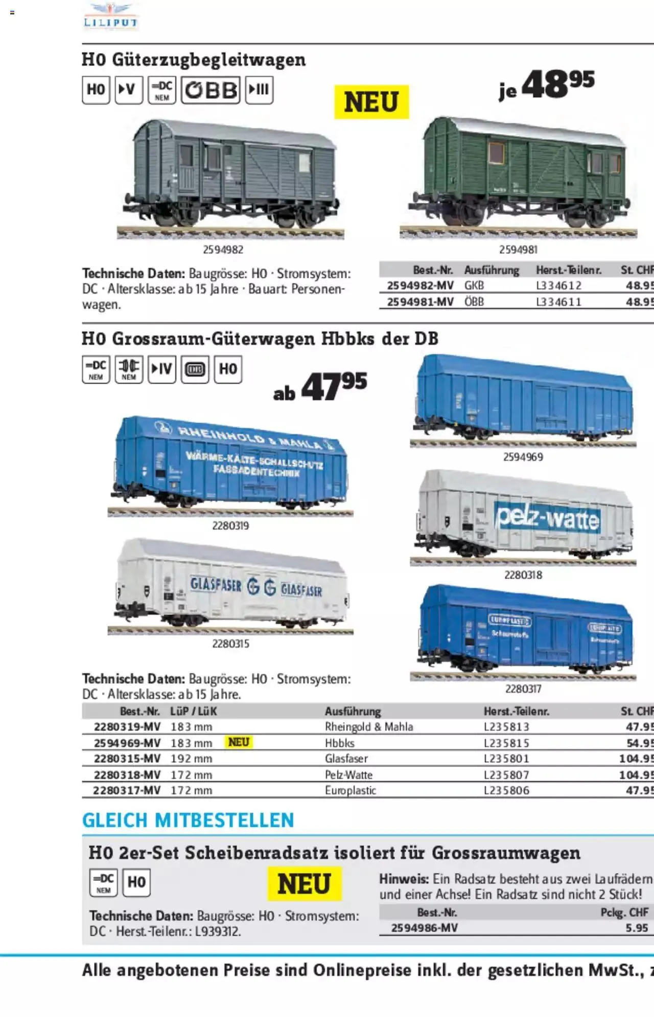 Conrad - Modellbahn Katalog 2022/23 von 5. September bis 31. Dezember 2023 - Prospekt seite  89