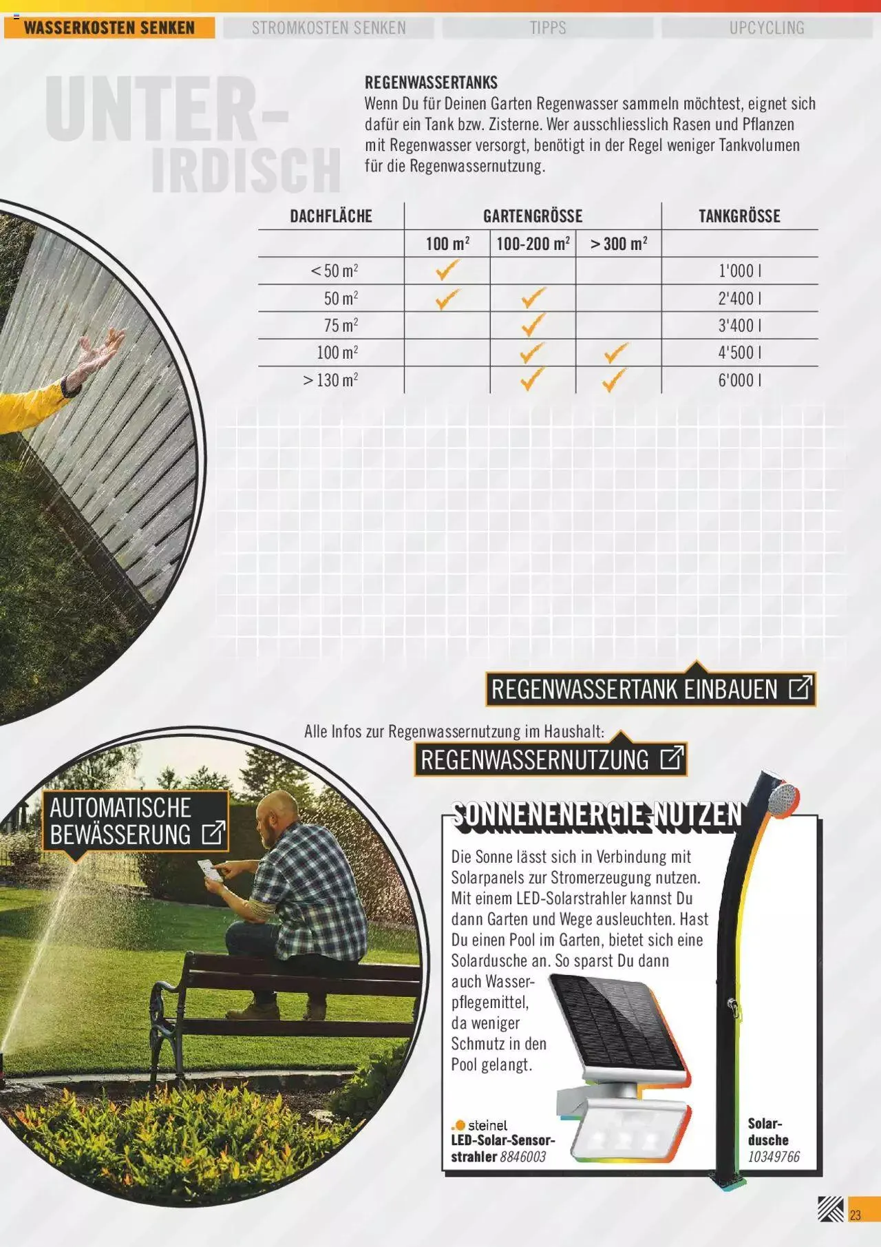 Hornbach Aktionen von 16. August bis 31. Dezember 2023 - Prospekt seite  23