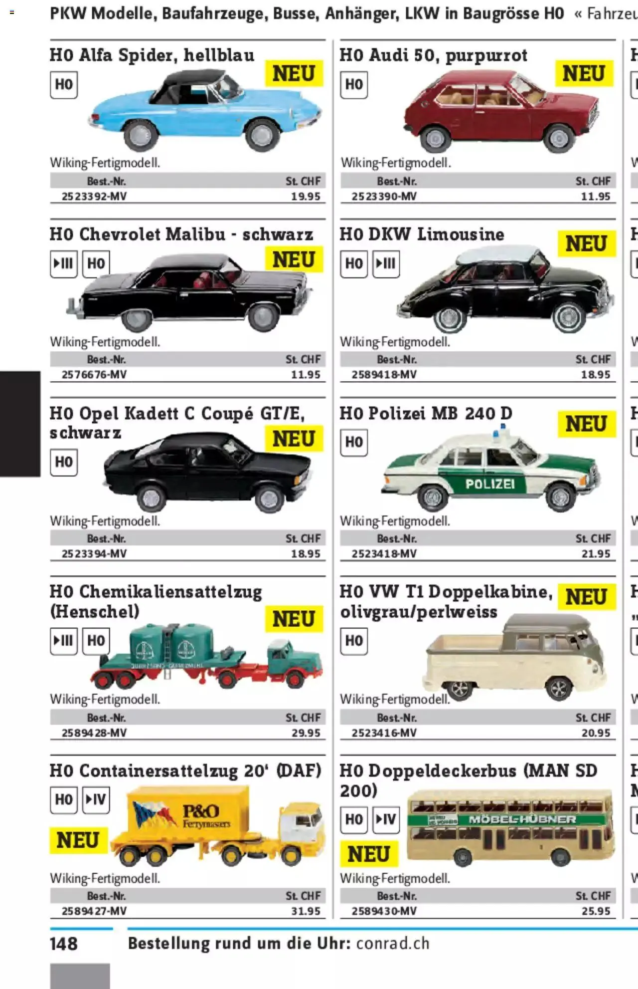 Conrad - Modellbahn Katalog 2022/23 von 5. September bis 31. Dezember 2023 - Prospekt seite  299