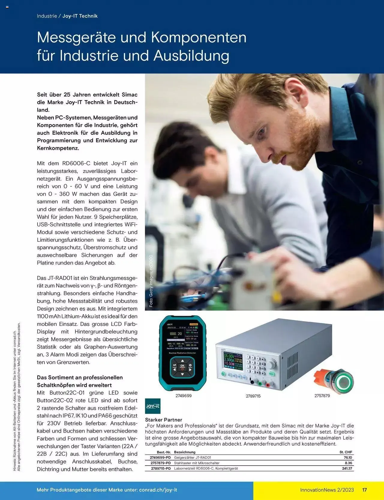 Conrad Handwerk und Technik von 8. Mai bis 31. Dezember 2023 - Prospekt seite  17