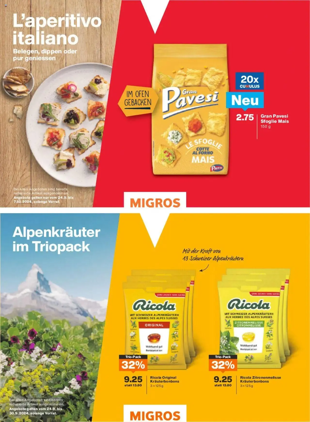 Migros - Magazin von 23. September bis 29. September 2024 - Prospekt seite  54