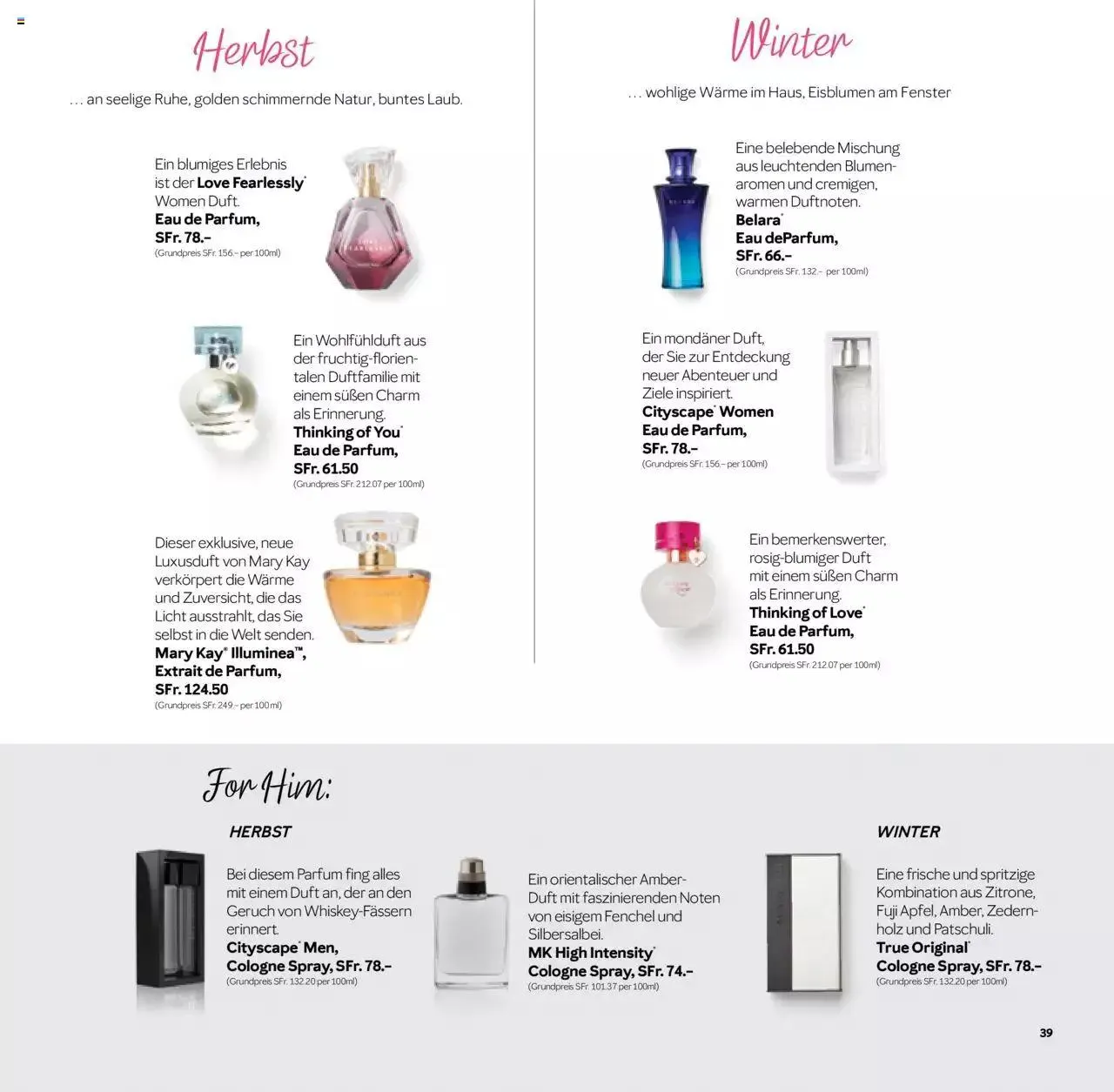 Mary Kay - Duftkatalog von 27. September bis 31. Dezember 2023 - Prospekt seite 33