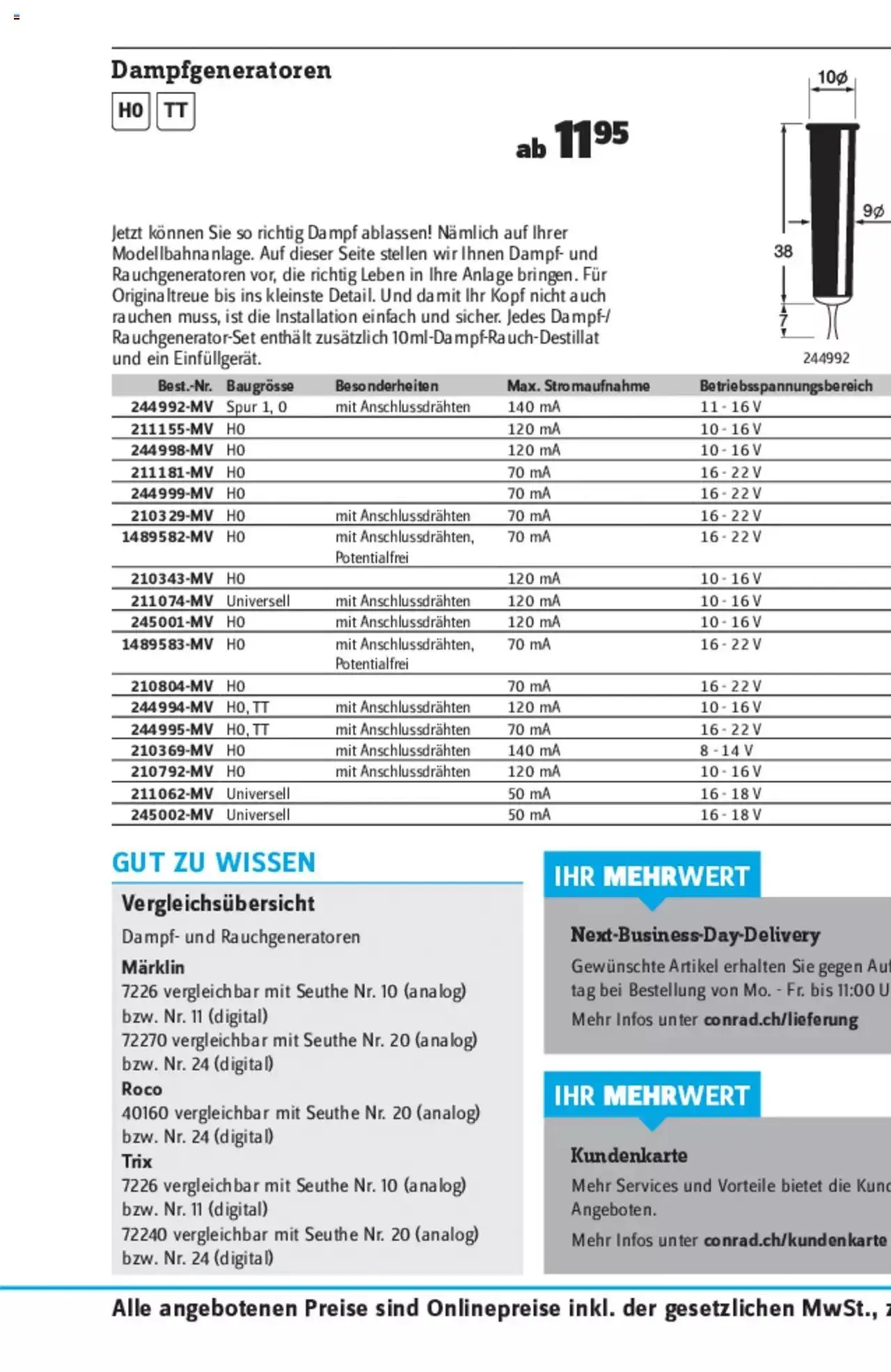 Conrad - Modellbahn Katalog 2022/23 von 5. September bis 31. Dezember 2023 - Prospekt seite  525
