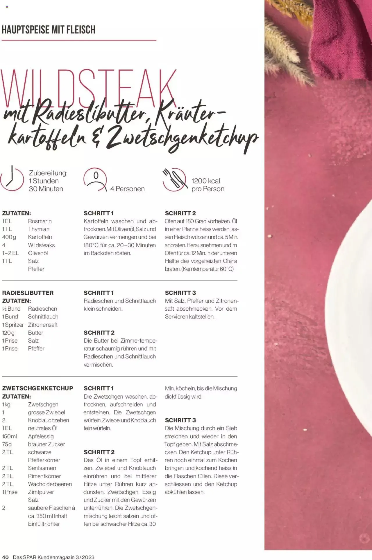 SPAR Kundenmagazin von 22. September bis 31. Dezember 2023 - Prospekt seite 40