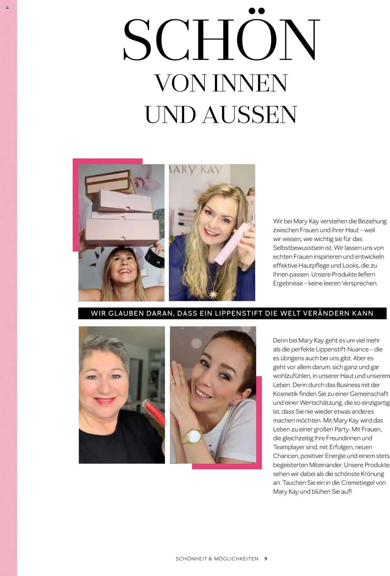 Mary Kay Aktionen Schönheit & Möglichkeiten von 18. Oktober bis 31. Dezember 2024 - Prospekt seite 9