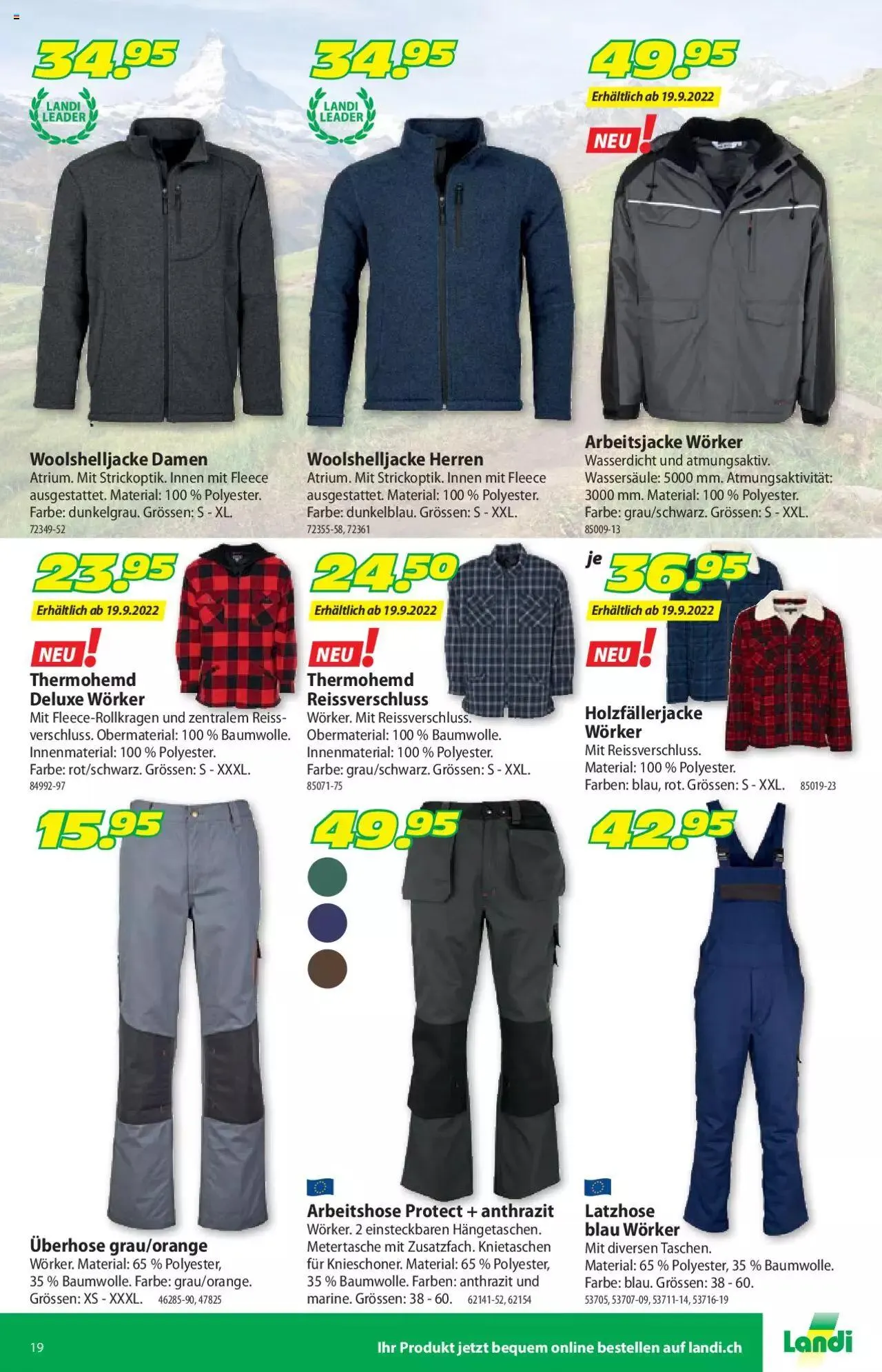 Landi - Hof und Stall 2022 von 1. Mai bis 31. Dezember 2023 - Prospekt seite 19