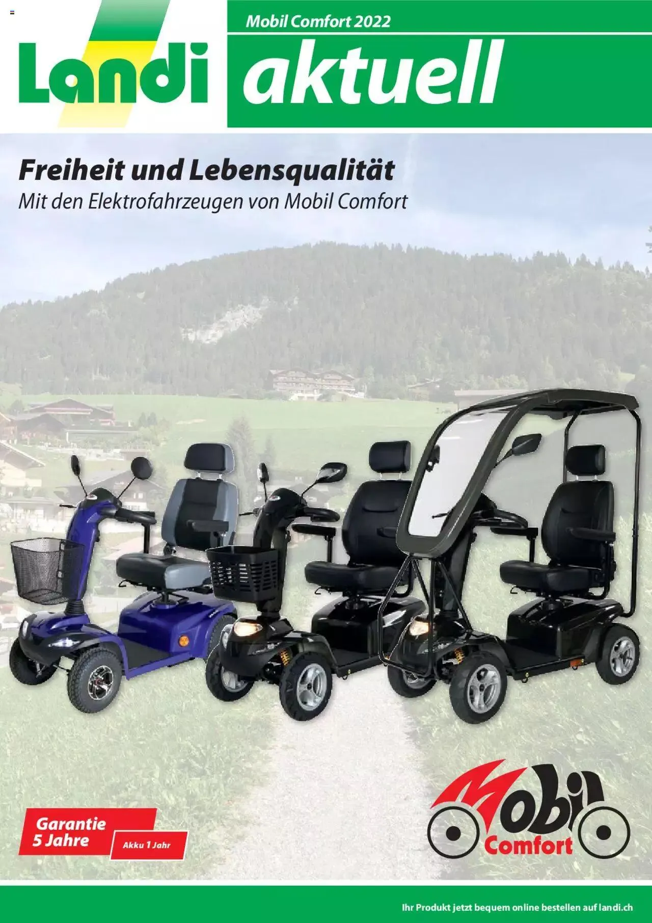 Landi - Mobil Comfort 2022 von 22. März bis 31. Dezember 2023 - Prospekt seite  1