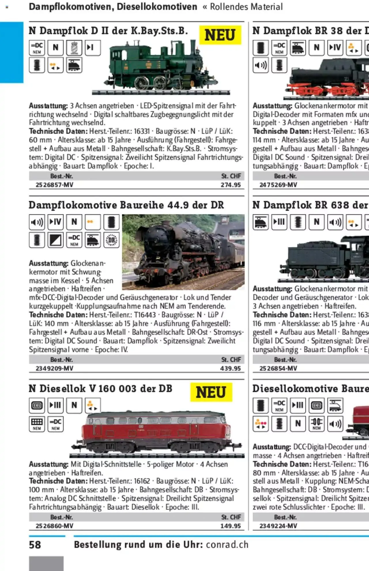 Conrad - Modellbahn Katalog 2022/23 von 5. September bis 31. Dezember 2023 - Prospekt seite  119