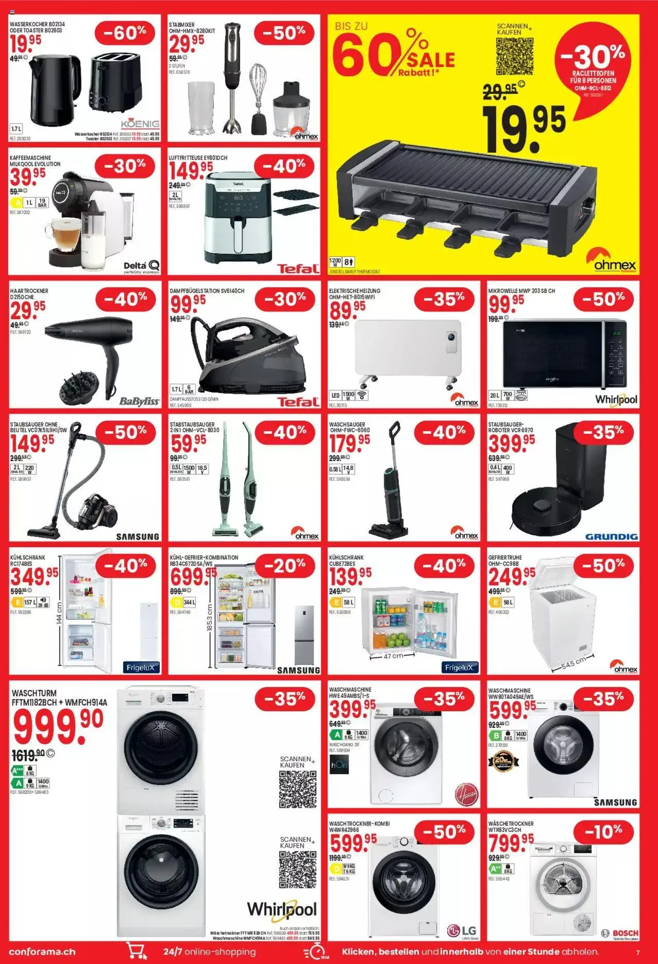 Conforama Aktionen Rabatt von 19. Dezember bis 31. Dezember 2023 - Prospekt seite 7