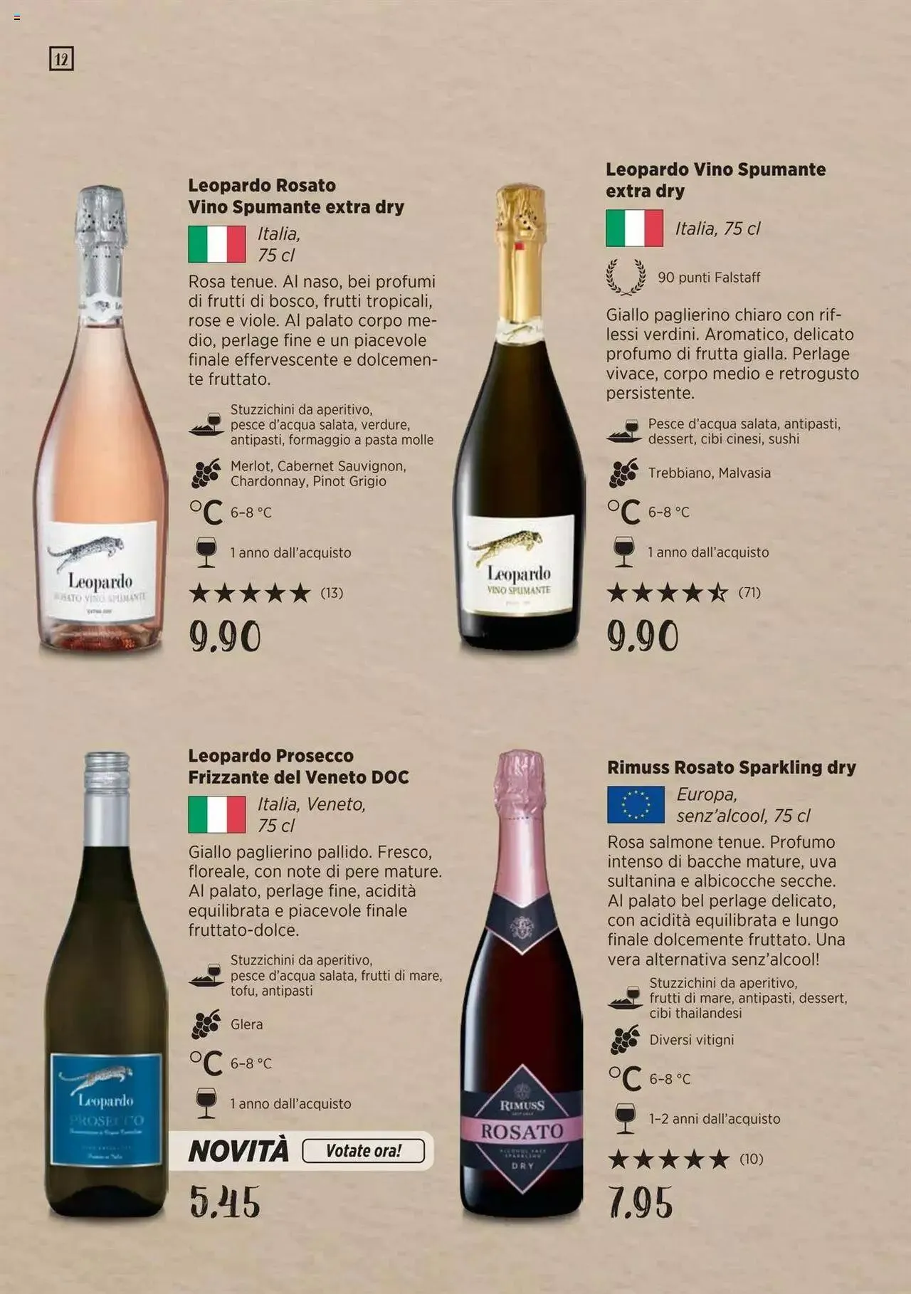 Denner Guida dei vini 2023 / 2024 IT von 11. September bis 31. Dezember 2023 - Prospekt seite 12