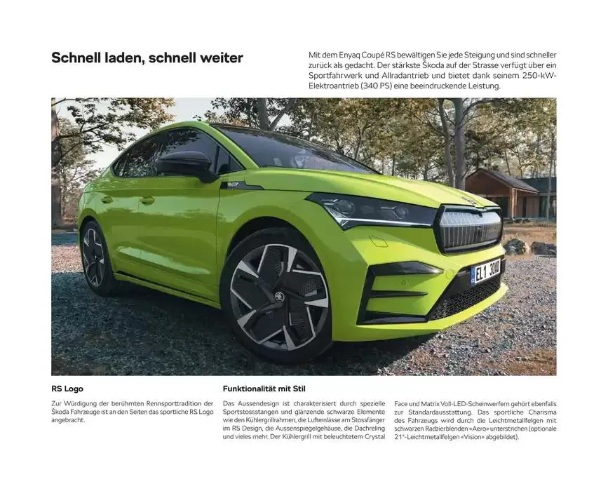 Prospekt Enyaq Coupé RS von 24. Oktober bis 7. November 2024 - Prospekt seite  59