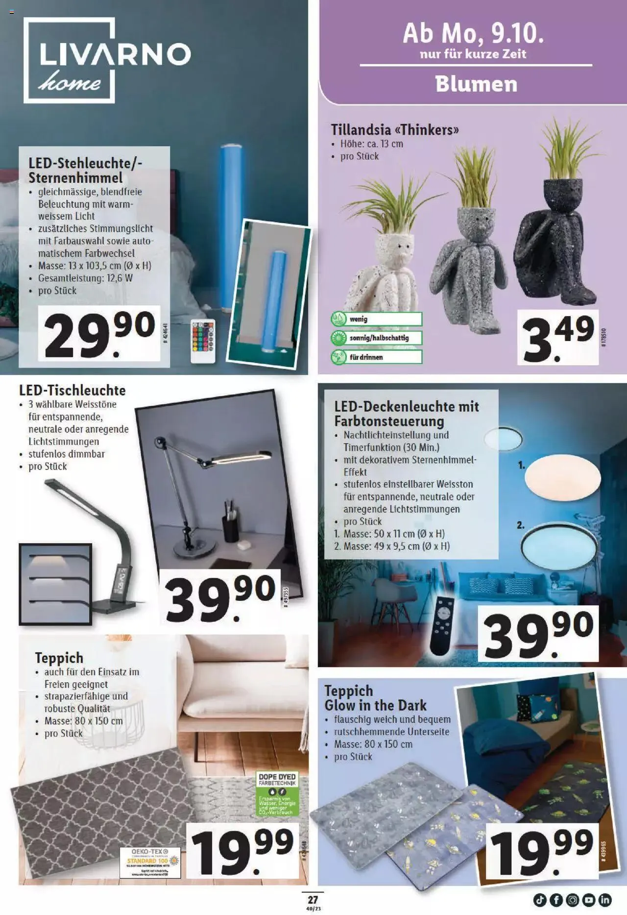 Lidl Aktionen von 5. Oktober bis 11. Oktober 2023 - Prospekt seite  27