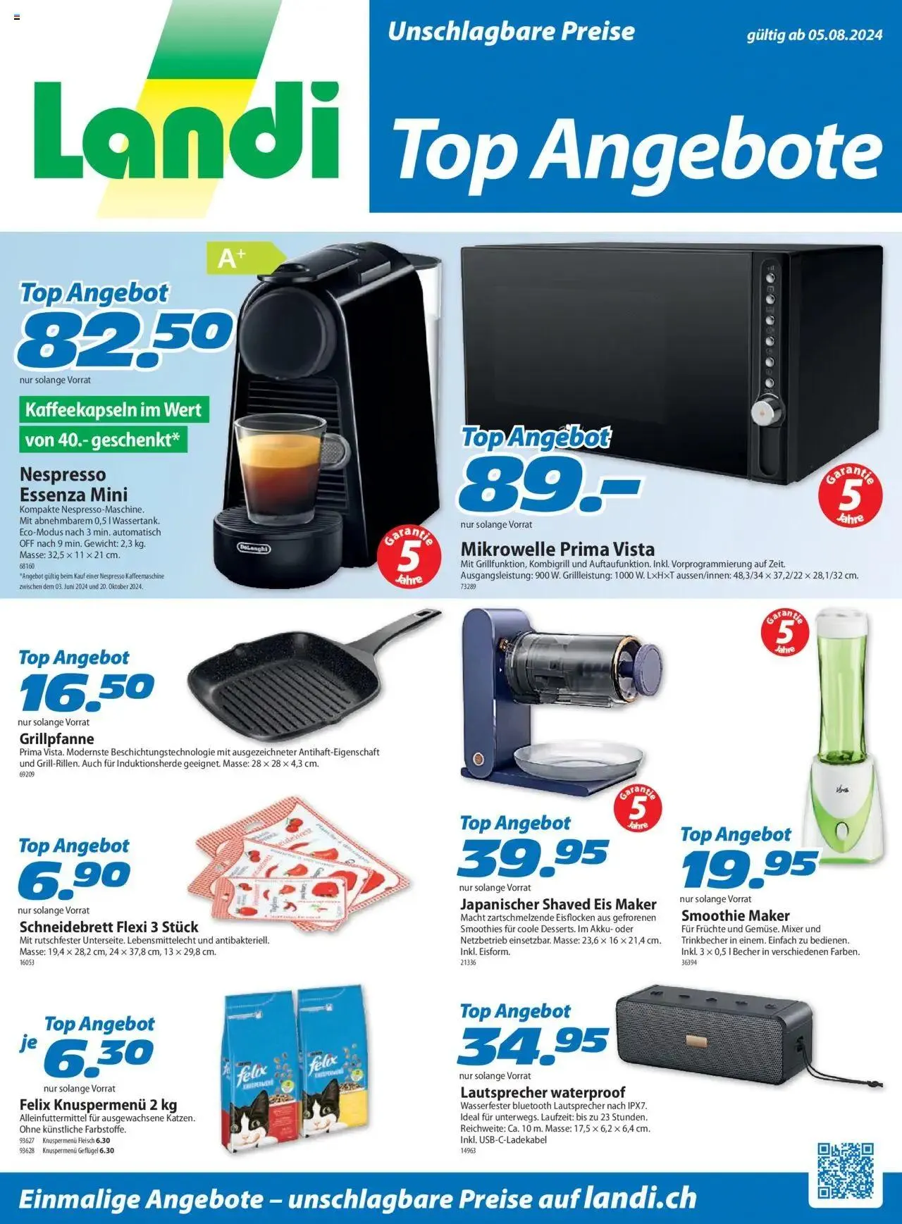 Landi Aktionen von 5. August bis 18. August 2024 - Prospekt seite  17