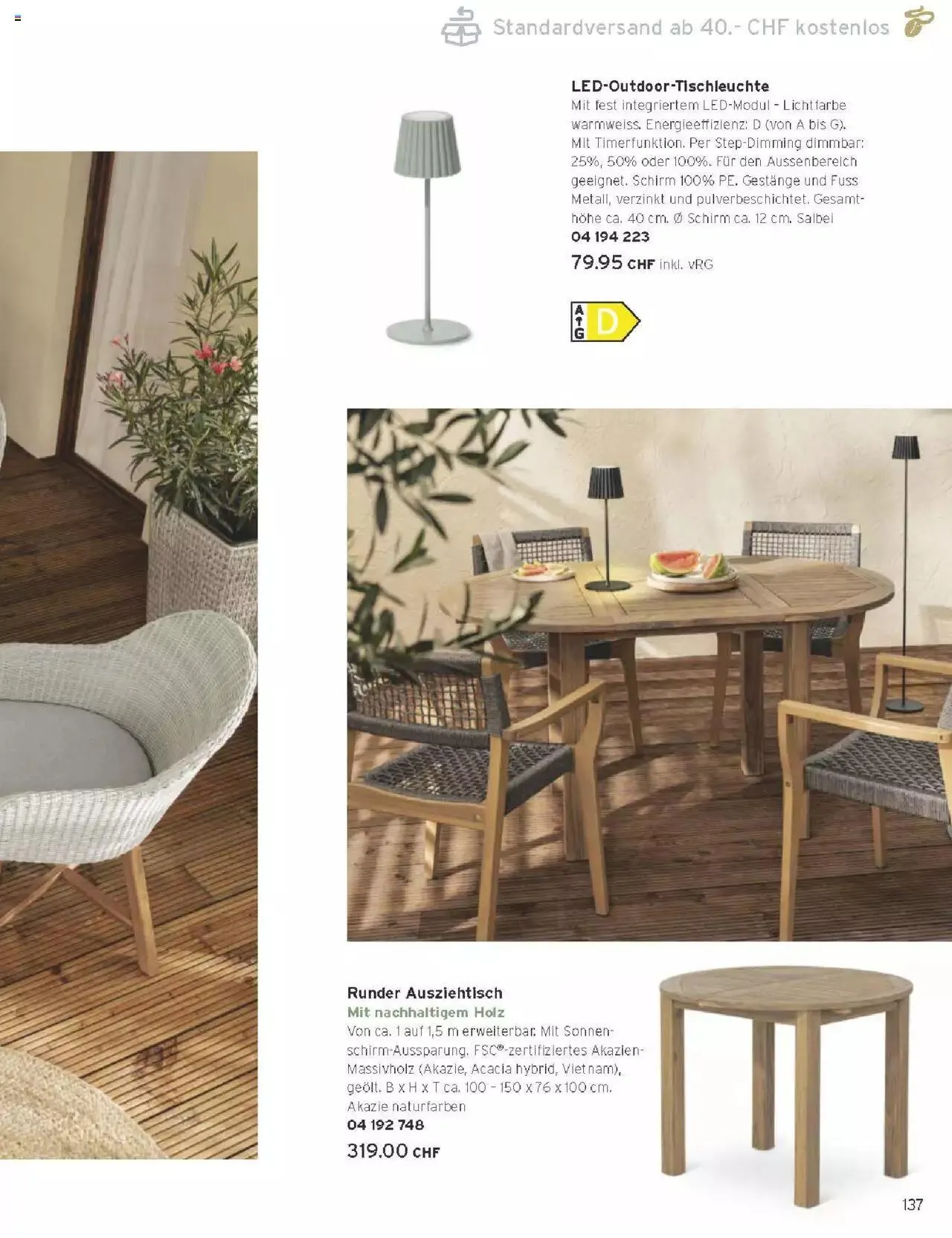 Tchibo Aktionen von 15. März bis 31. Dezember 2024 - Prospekt seite  137