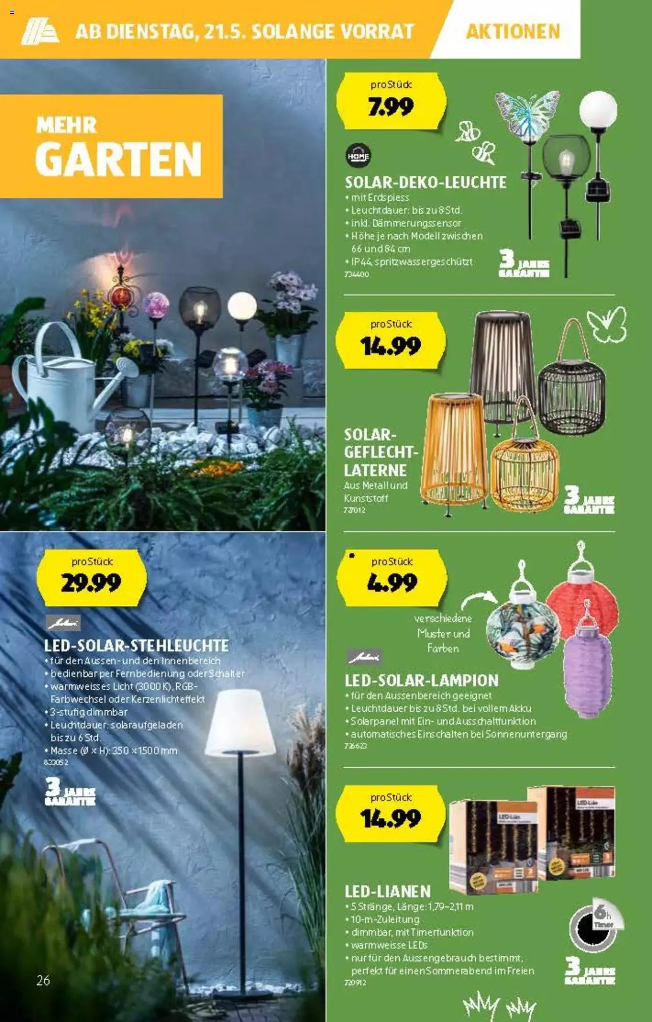 Aldi Aktionen von 16. Mai bis 22. Mai 2024 - Prospekt seite  25