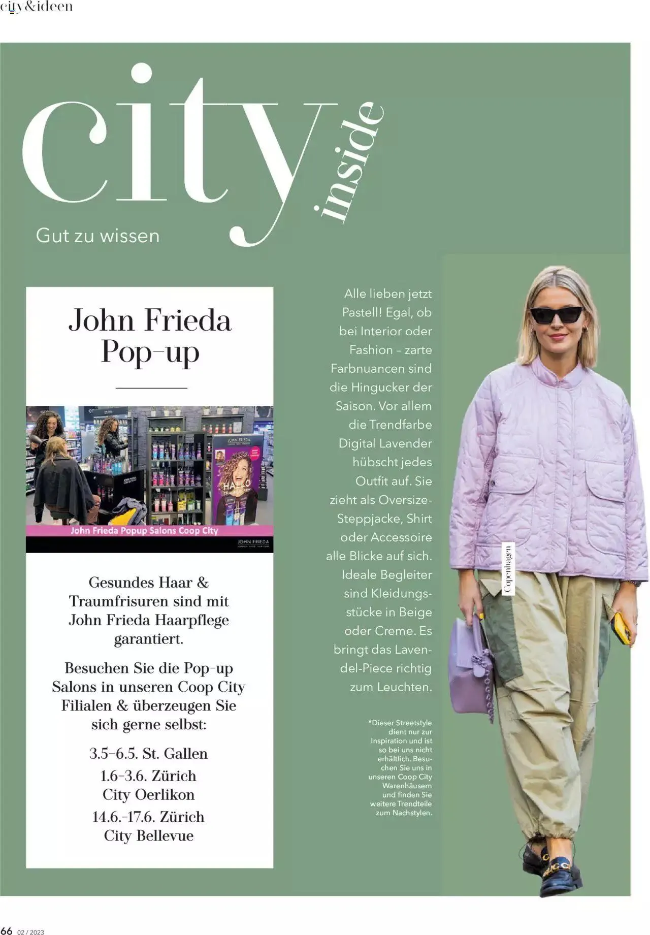 Coop City Beauty & Life von 3. April bis 31. Dezember 2023 - Prospekt seite  66