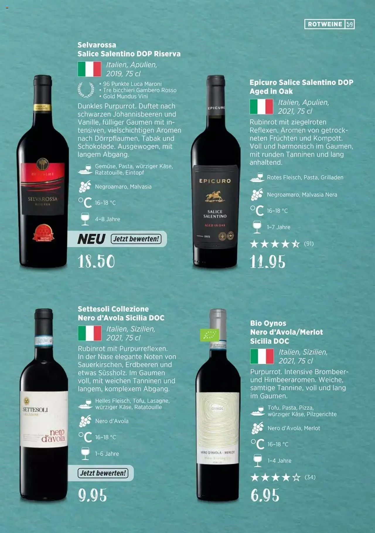 Denner Wine Guide 2023/2024 DE von 11. September bis 31. Dezember 2023 - Prospekt seite  58