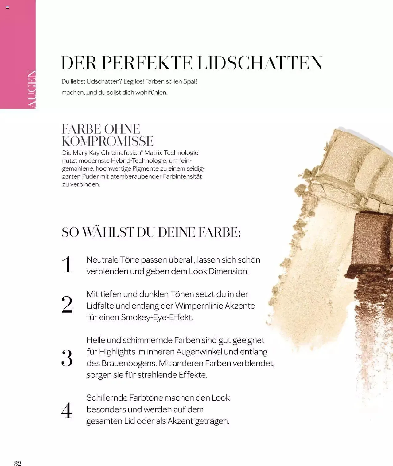 Mary Kay - Make-up Trainer von 16. September bis 31. Dezember 2023 - Prospekt seite  32